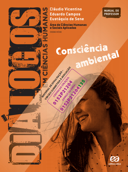 capa diálogos ciências humanas consciência ambiental PNLD 2021