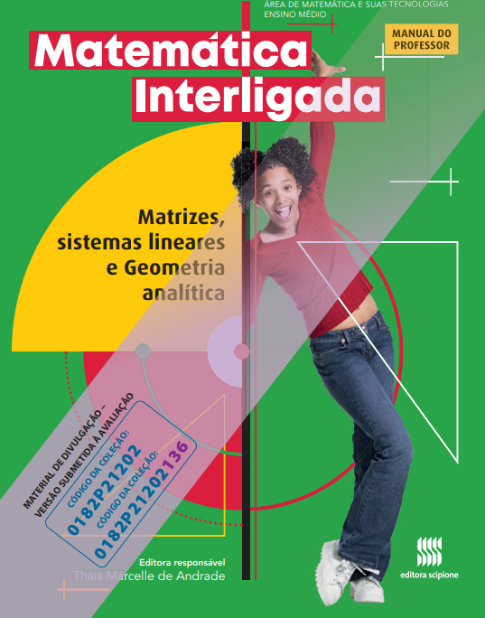 capa matemática interligada matrizes geometria analítica PNLD 2021