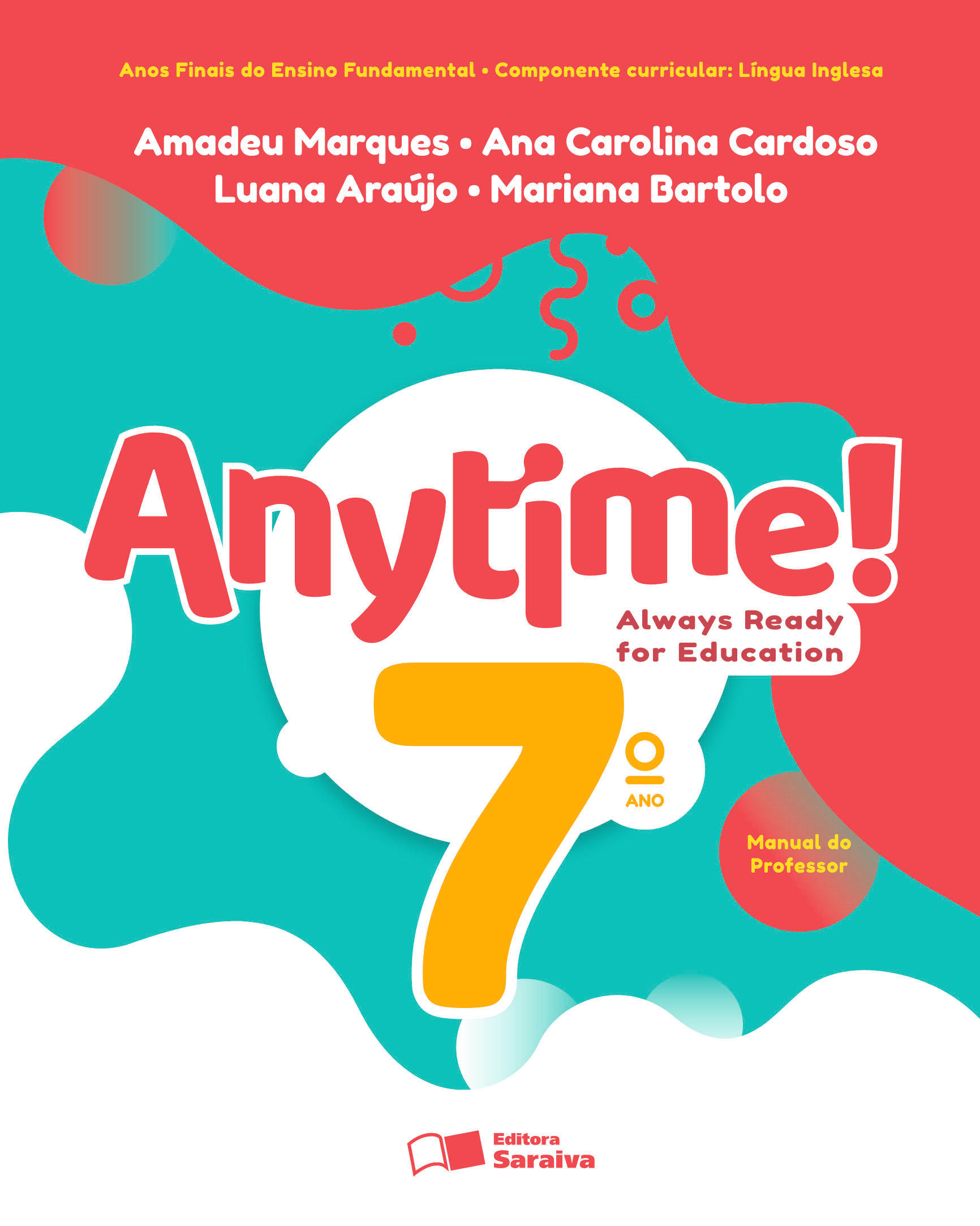 Capa PNLD 2024 Anytime! 7º ano