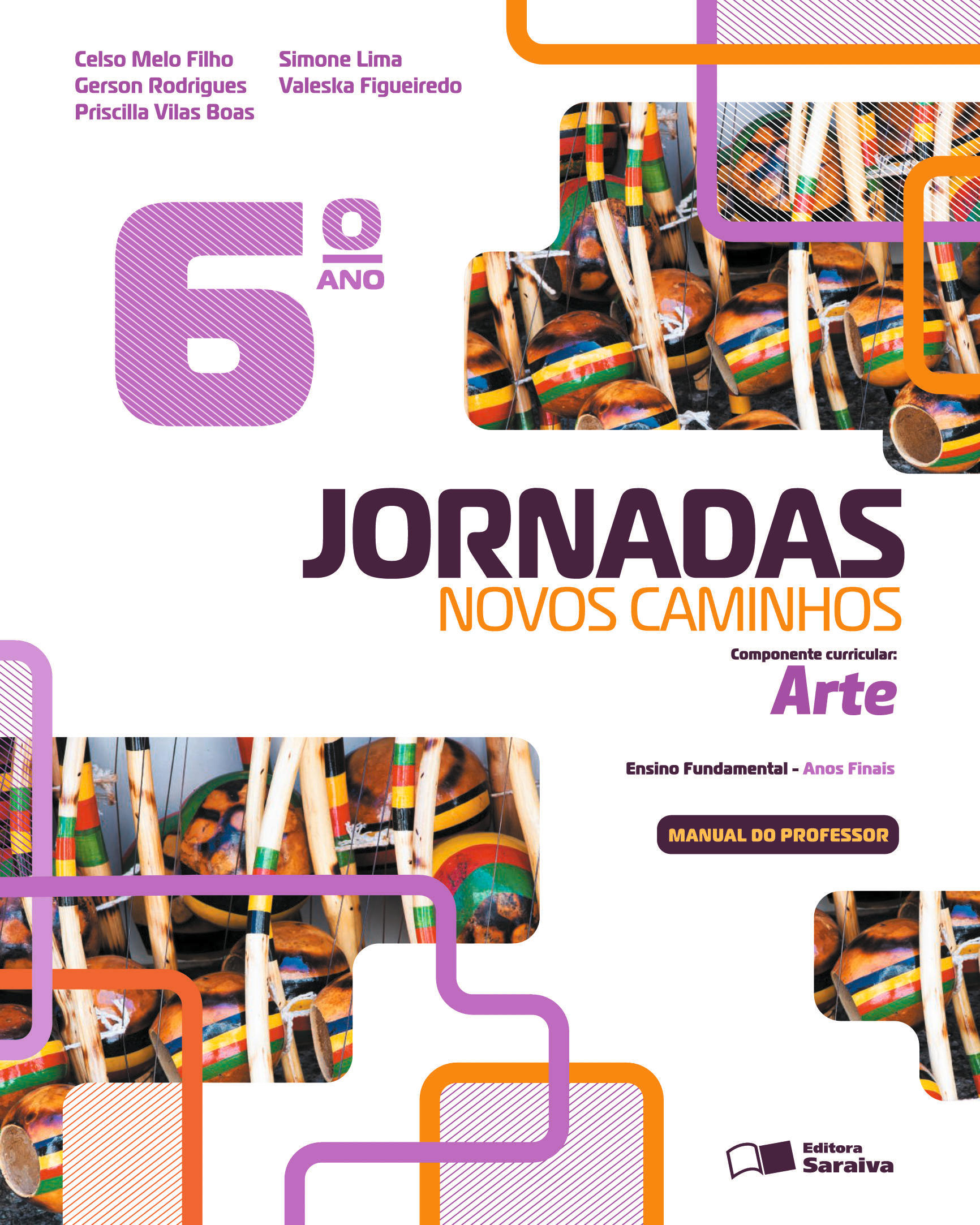 Capa PNLD 2024 Jornadas Arte 6º ano