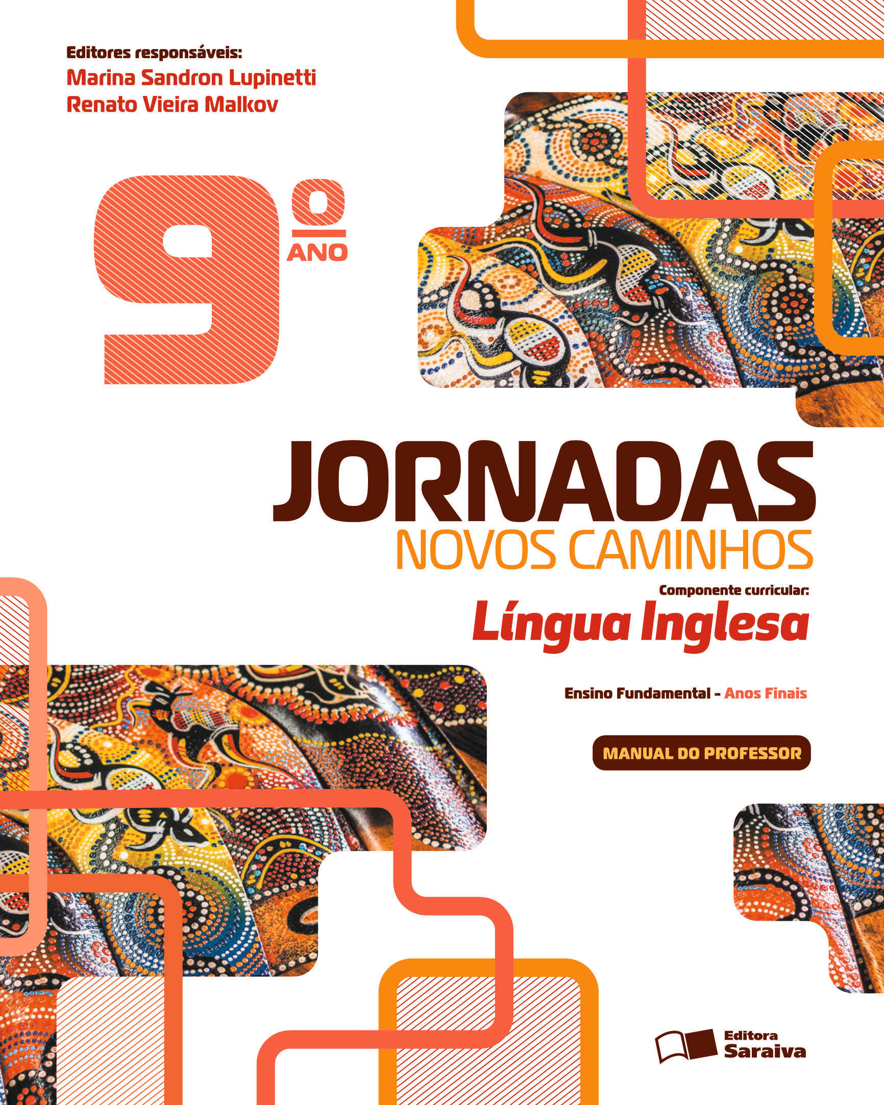 Capa PNLD 2024 Jornadas Língua Inglesa 9º ano