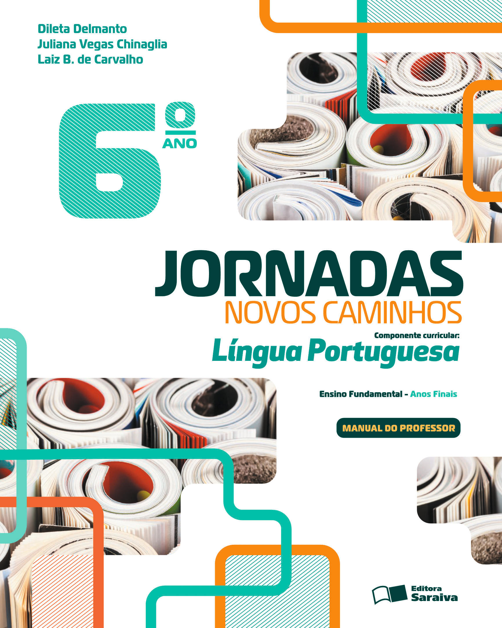 Capa PNLD 2024 Jornadas Língua Portuguesa 6º ano