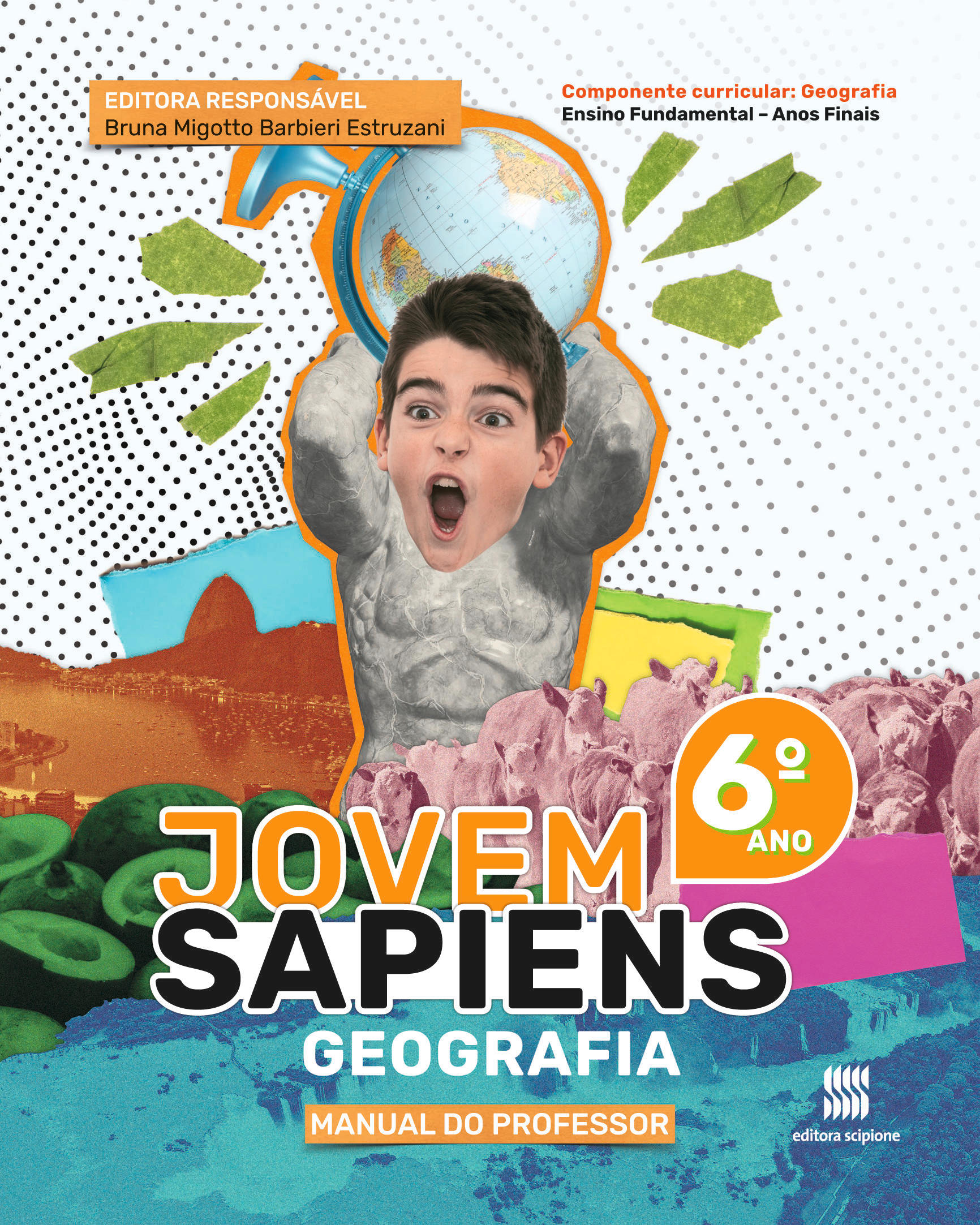 Capa PNLD 2024 Jovem Sapiens Geografia 6º ano