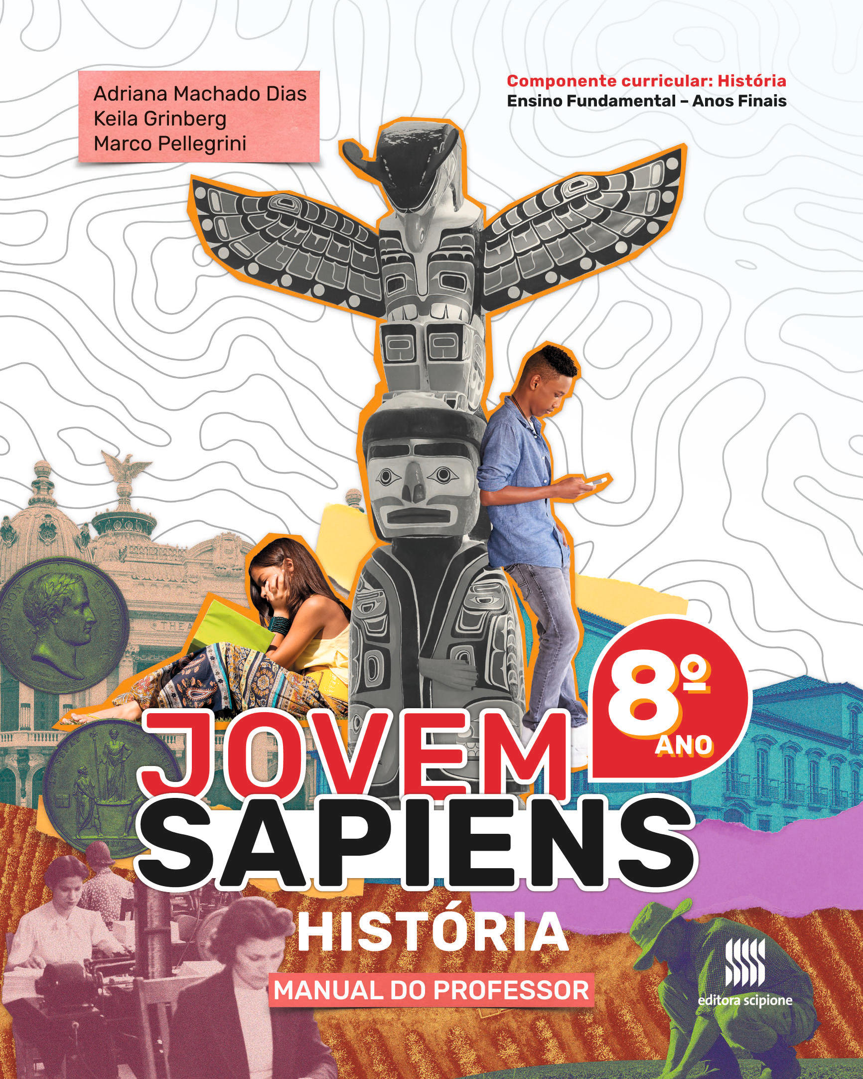 Capa PNLD 2024 Jovem Sapiens História 8º ano