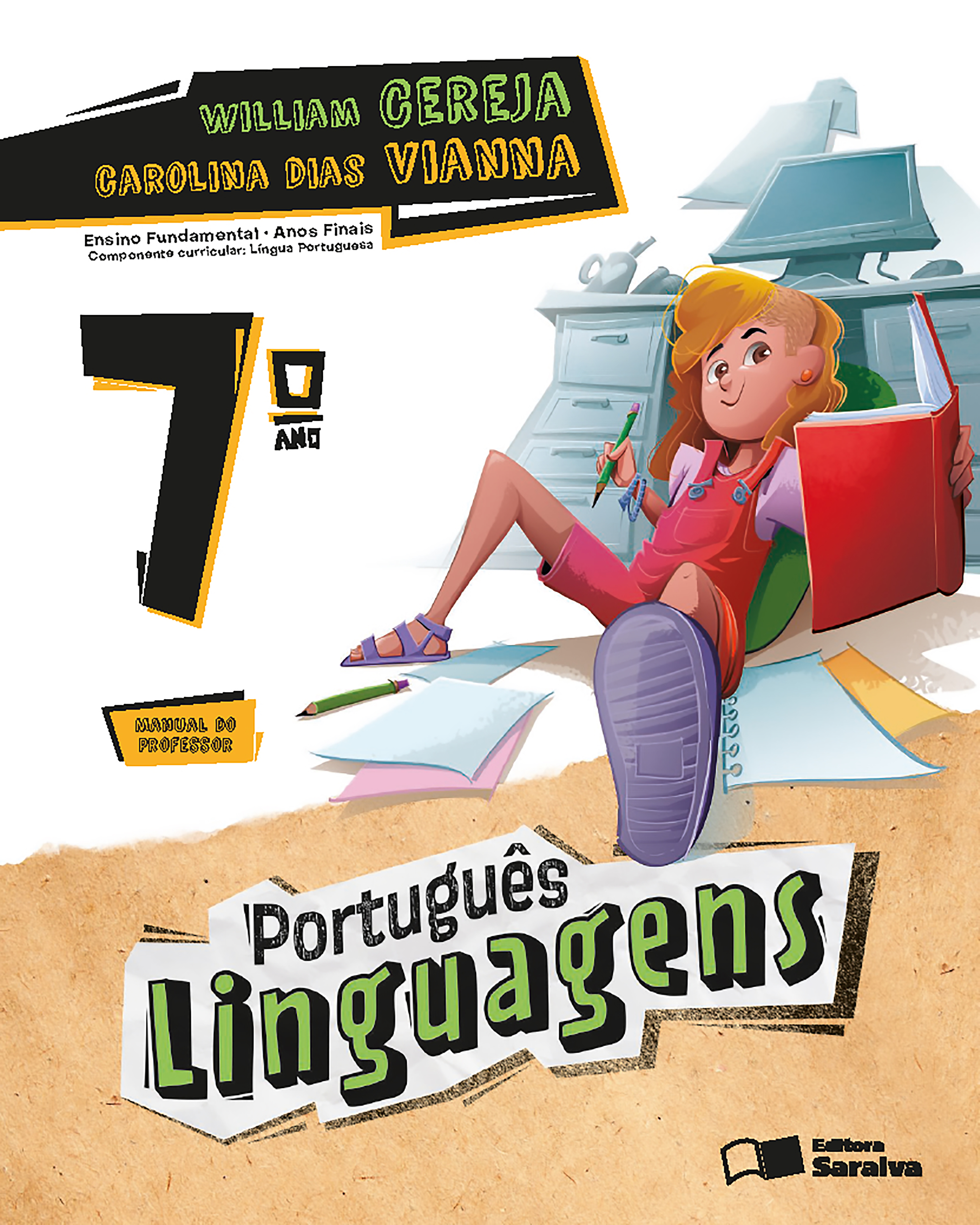 Capa PNLD 2024 Português Linguagens 7º ano