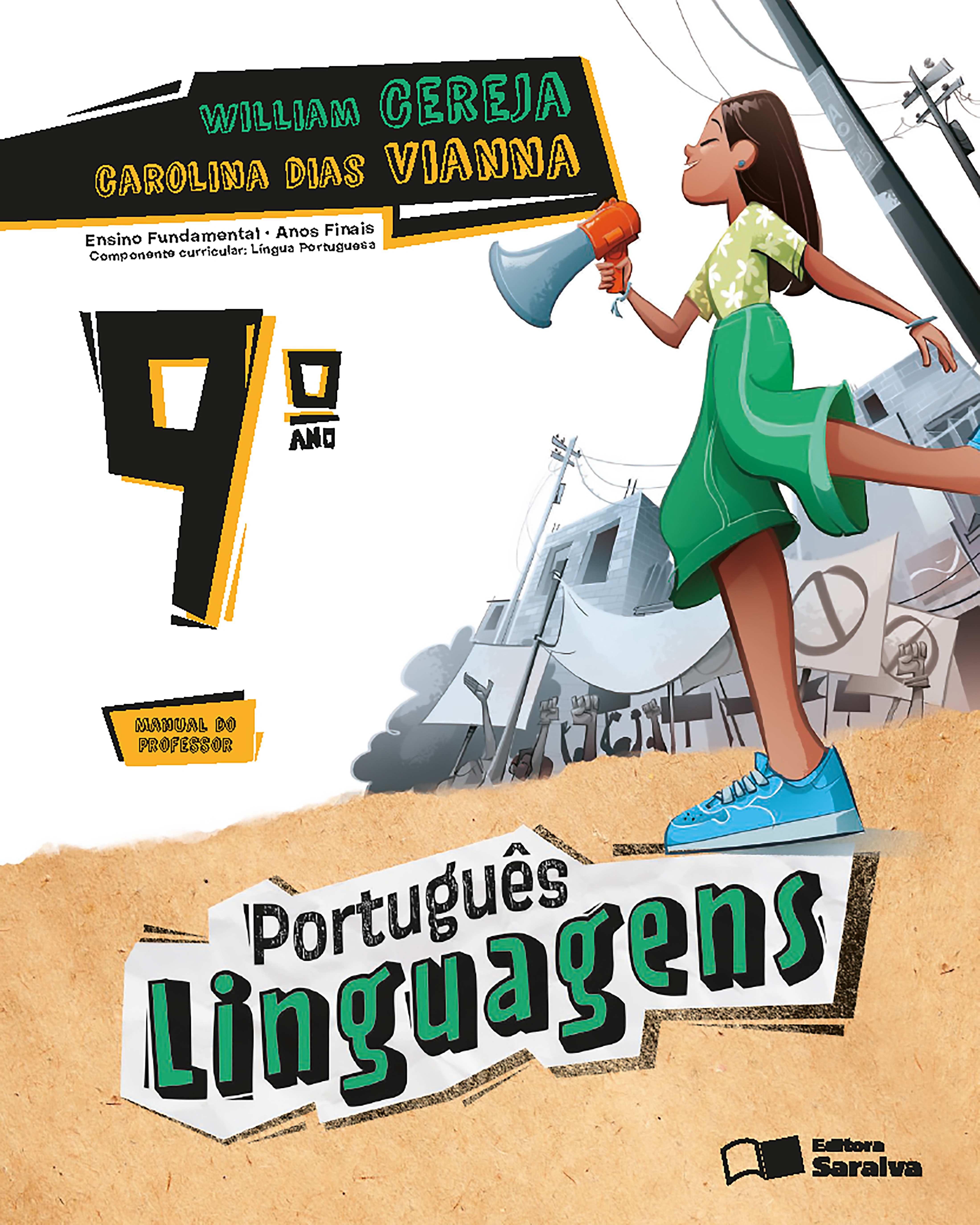 Capa PNLD 2024 Português Linguagens 9º ano