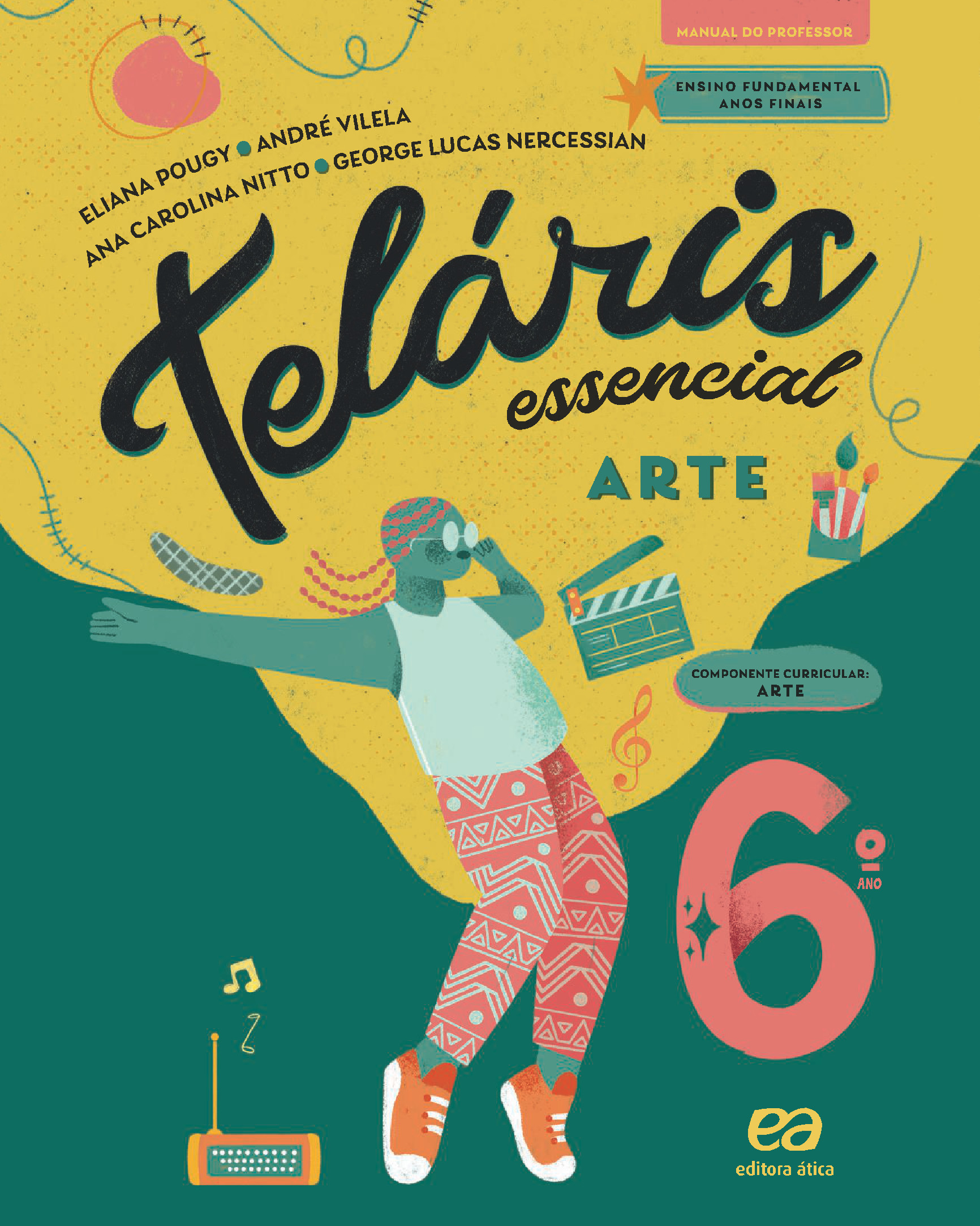 Capa PNLD 2024 Teláris Arte 6º ano