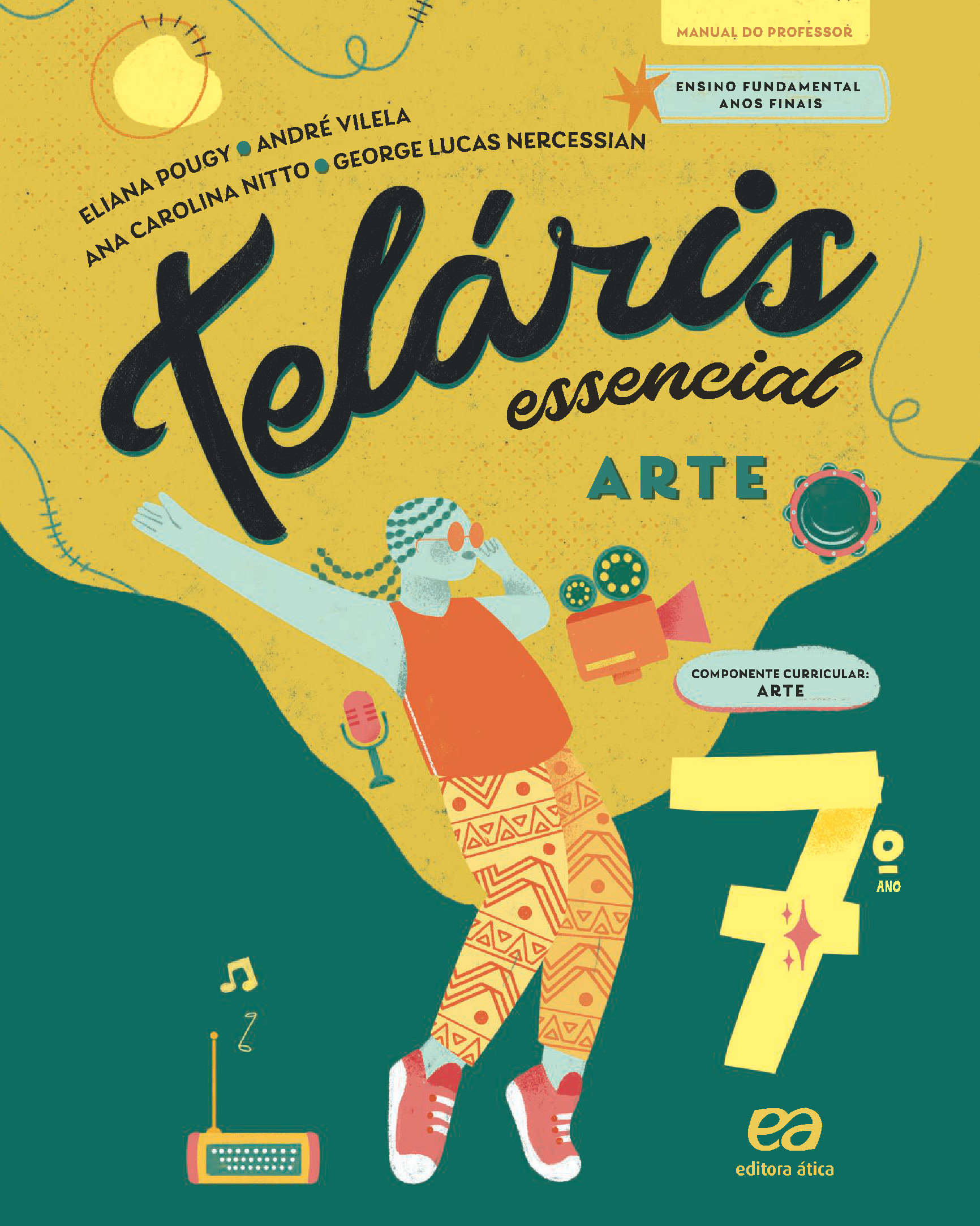 Capa PNLD 2024 Teláris Arte 7º ano