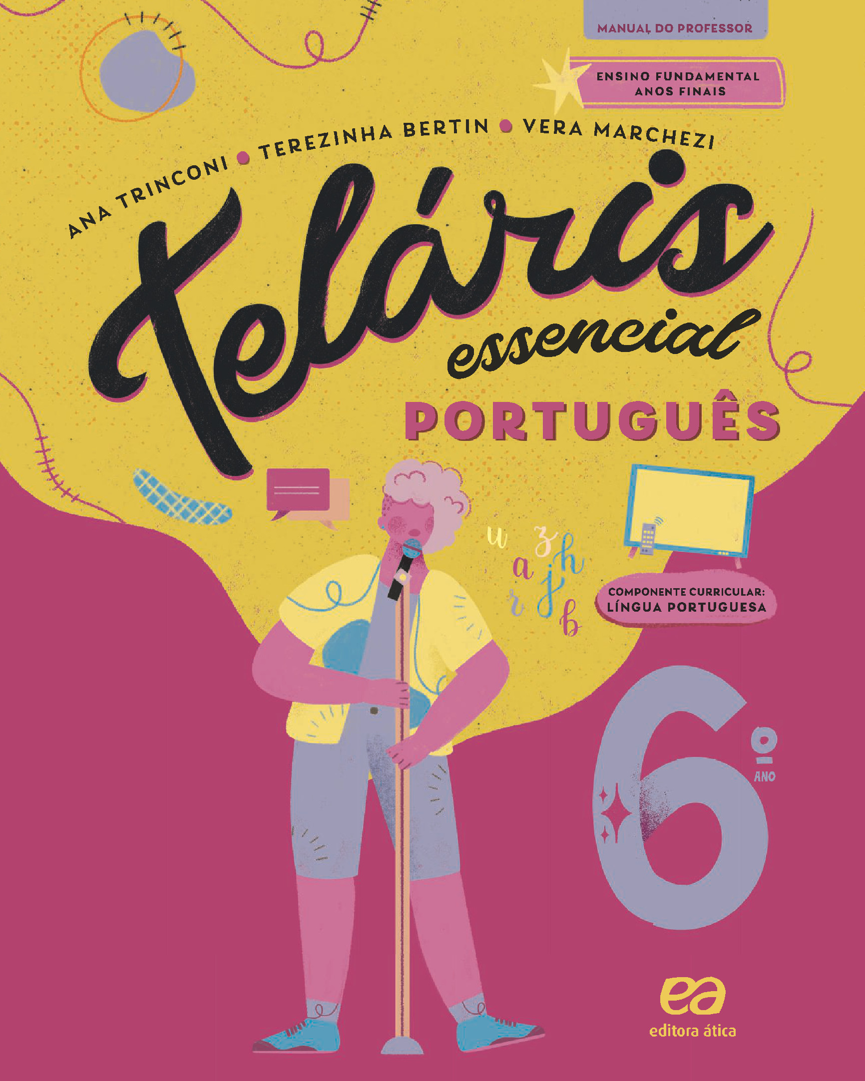 Capa PNLD 2024 Teláris Língua Portuguesa 6º ano