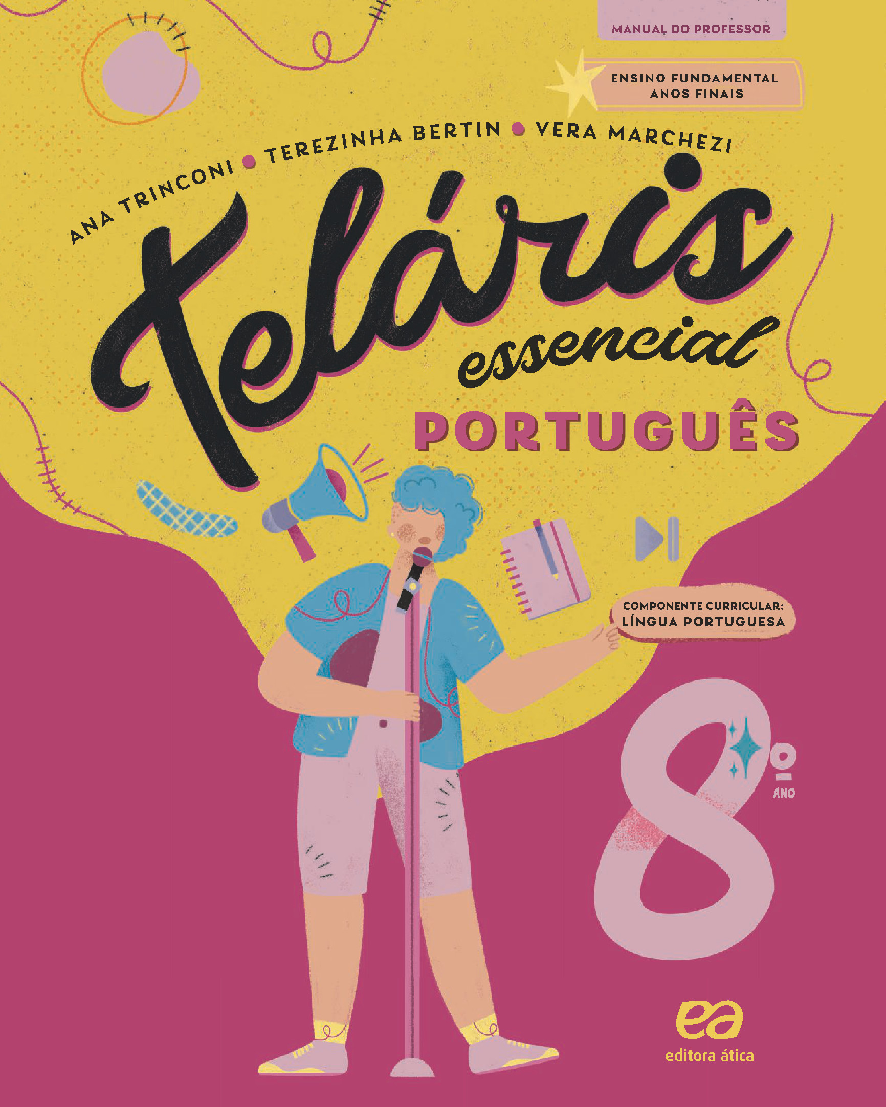 Capa PNLD 2024 Teláris Língua Portuguesa 8º ano