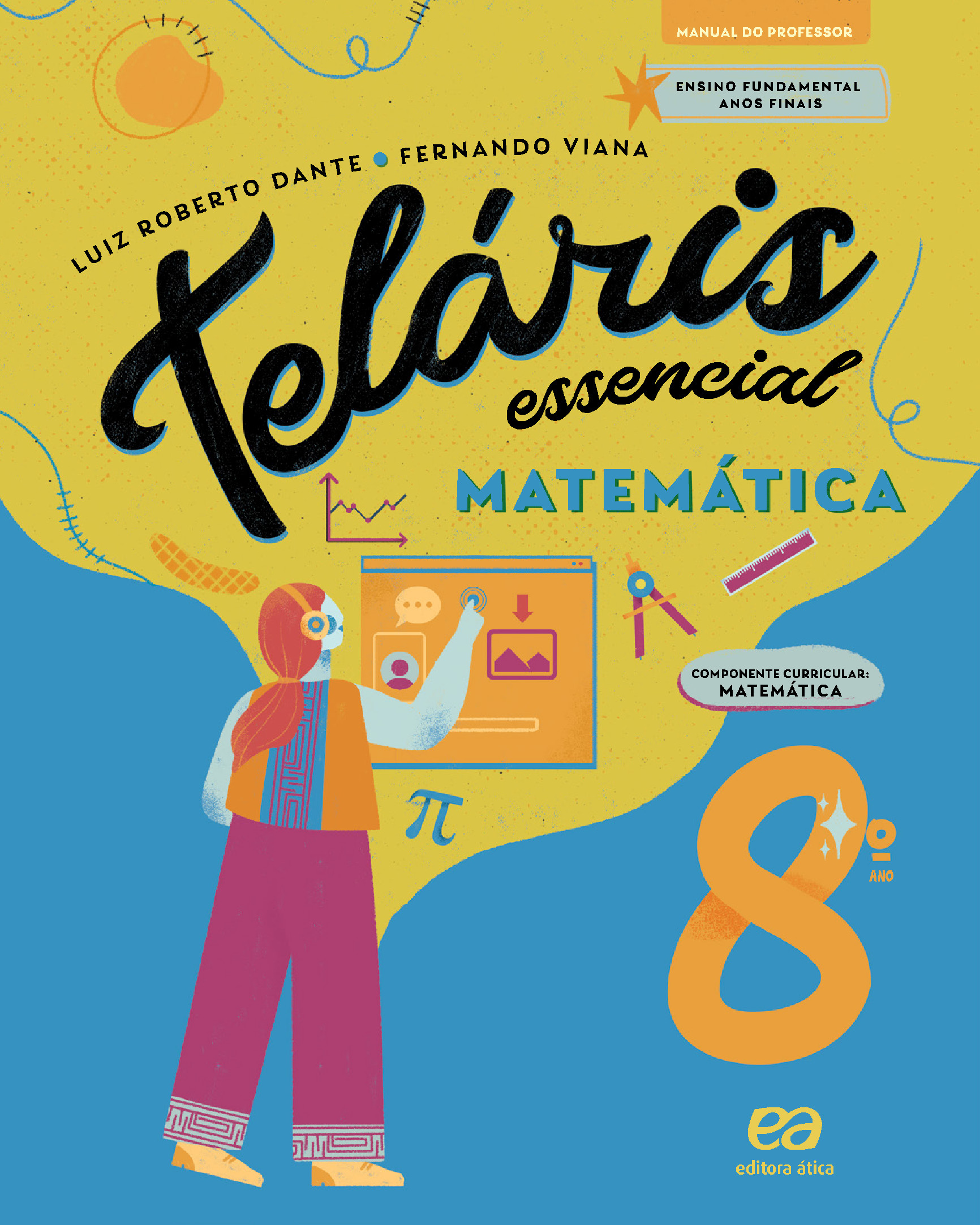 Capa PNLD 2024 Teláris Matemática 8º ano