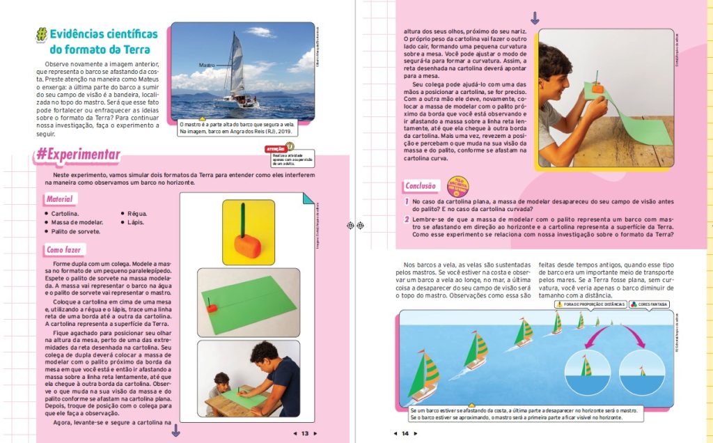 Livro #Sou+Ciências 6º ano pág. 13 e 14