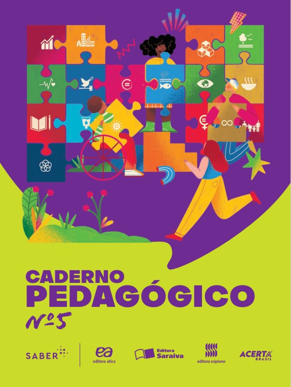 Capa Caderno Pedagógico Sustentabilidade 5º edição