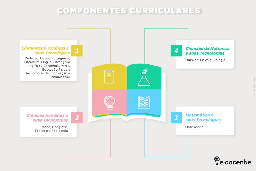 Componentes curriculares presentes no ENEM