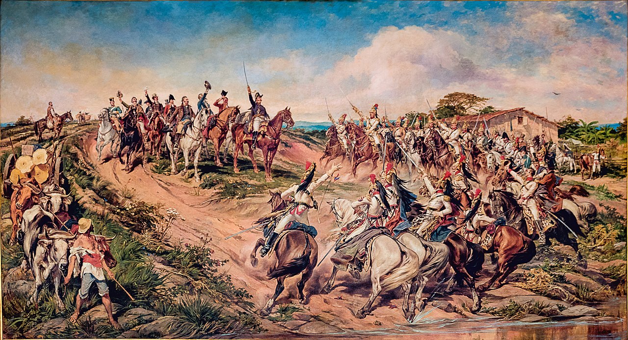 Independência ou Morte, do pintor paraibano Pedro Américo (óleo sobre tela, 1888). Fonte: Wikipedia.
