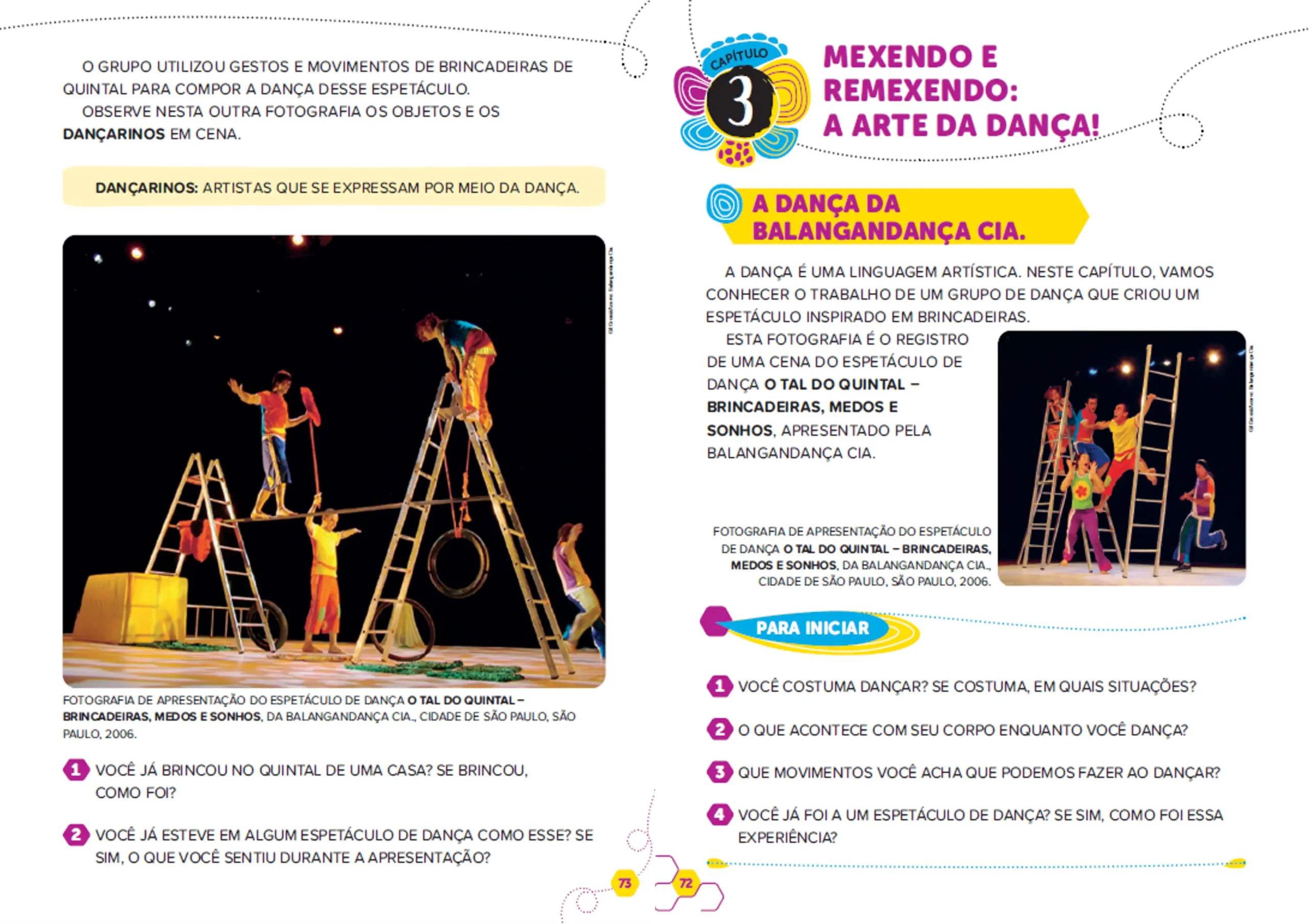 Ápis Mais Arte - 1º ano - Páginas 72 e 73