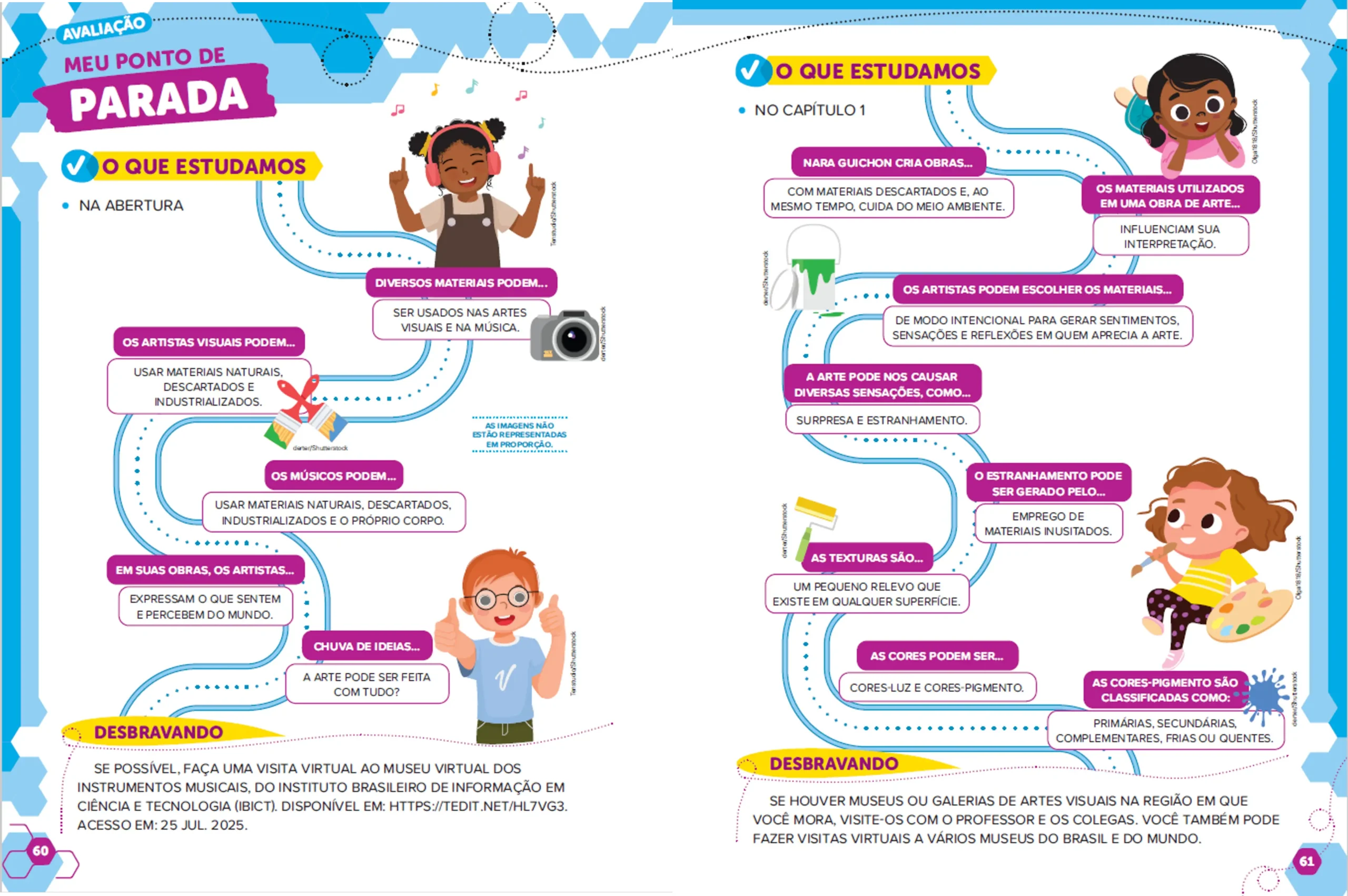 Ápis Mais Arte - 2º ano - Páginas 60 e 61