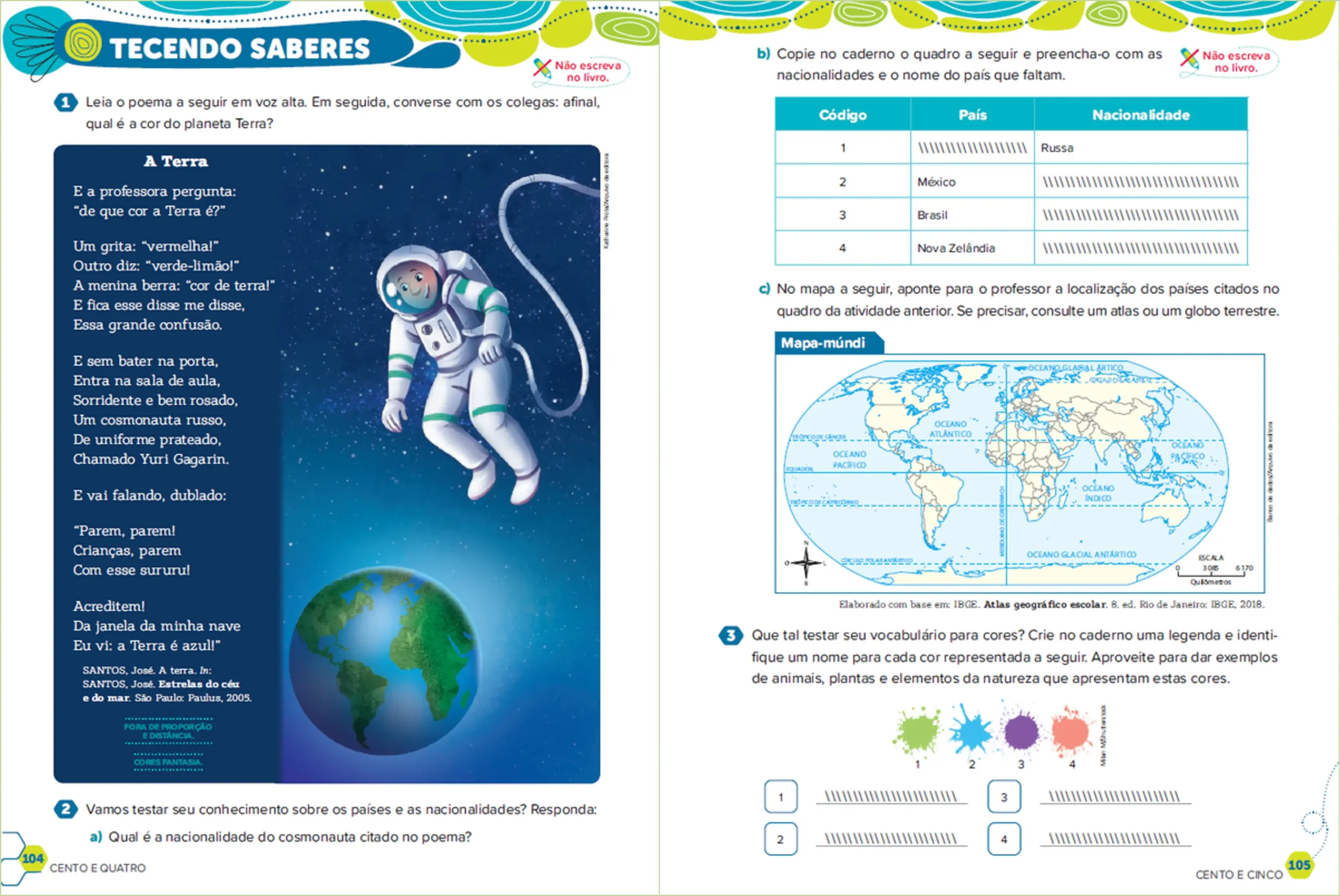 Ápis Mais Ciências da Natureza - 3º ano - Páginas 104 e 105