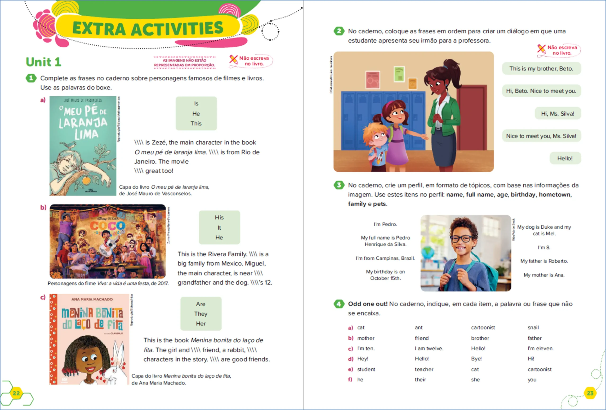 Ápis Mais Língua Inglesa - 2º ano - Páginas 32 e 33