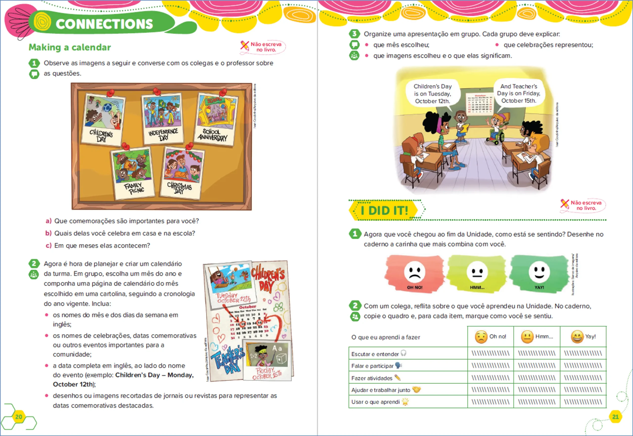 Ápis Mais Língua Inglesa - 4º ano - Páginas 20 e 21
