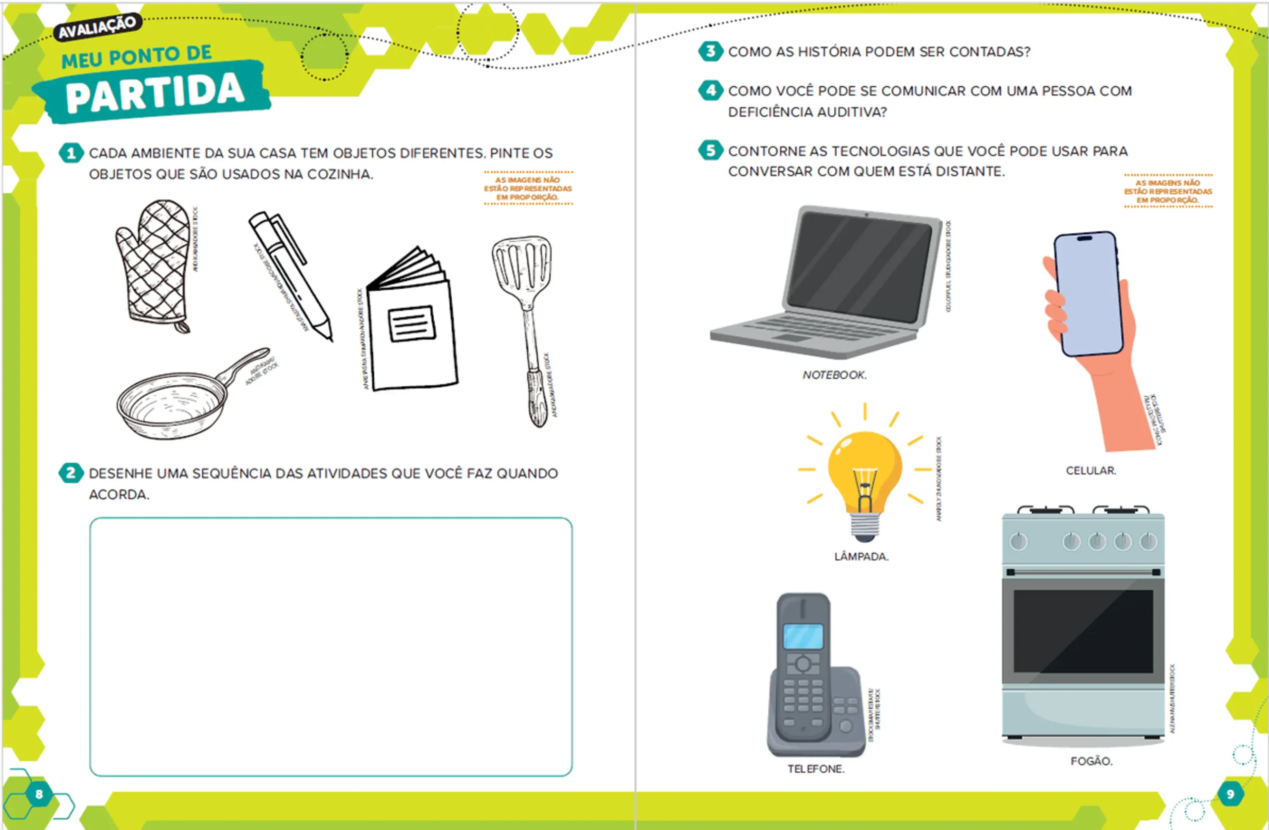 Ápis Mais educação digital - 1º e 2º ano - Páginas 8 e 9