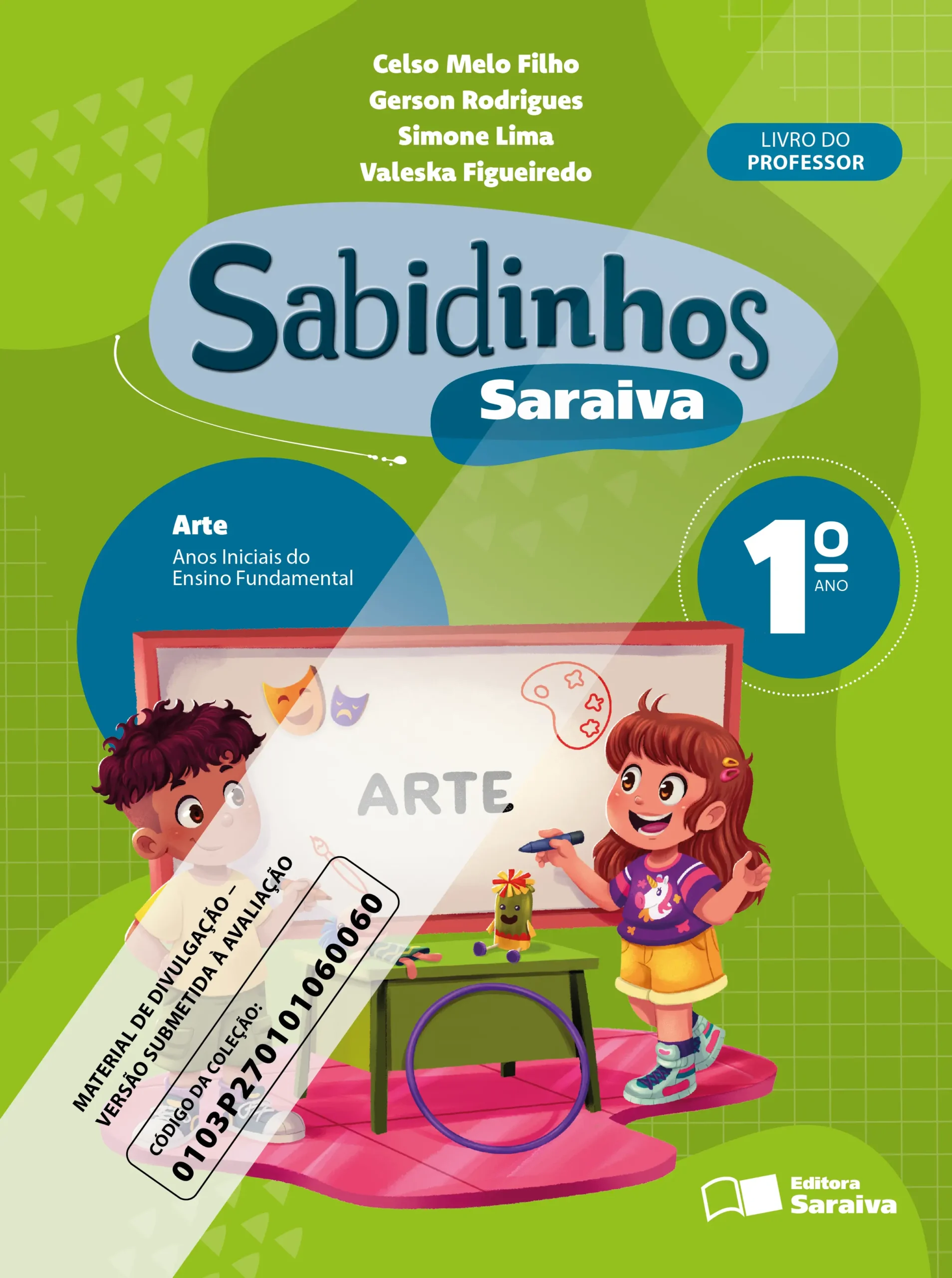 Sabidinhos Saraiva: Arte (1º ano) | PNLD 2027
