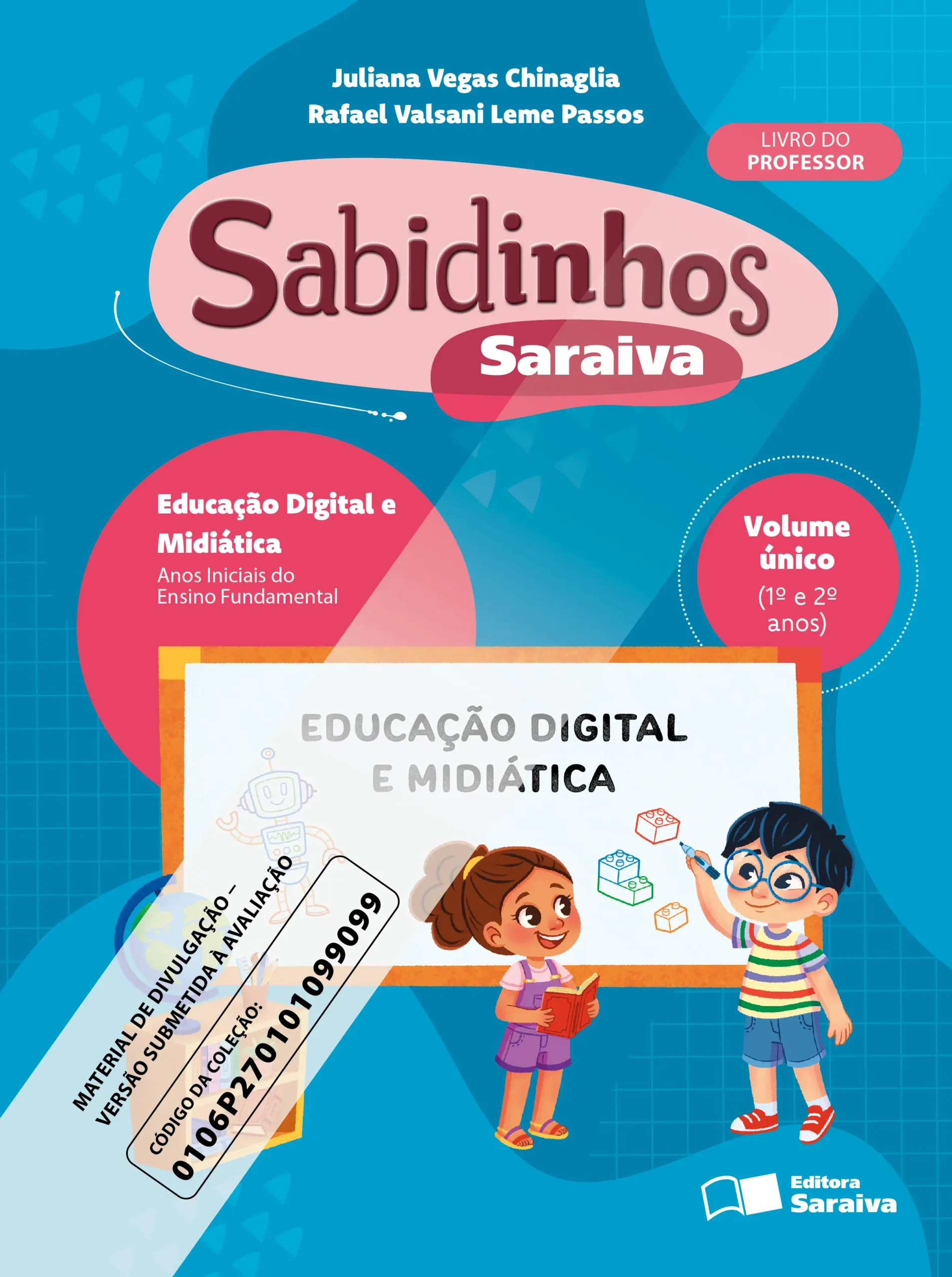 Sabidinhos Saraiva: Educação Digital e Midiática (1º ao 2º ano) | PNLD 2027