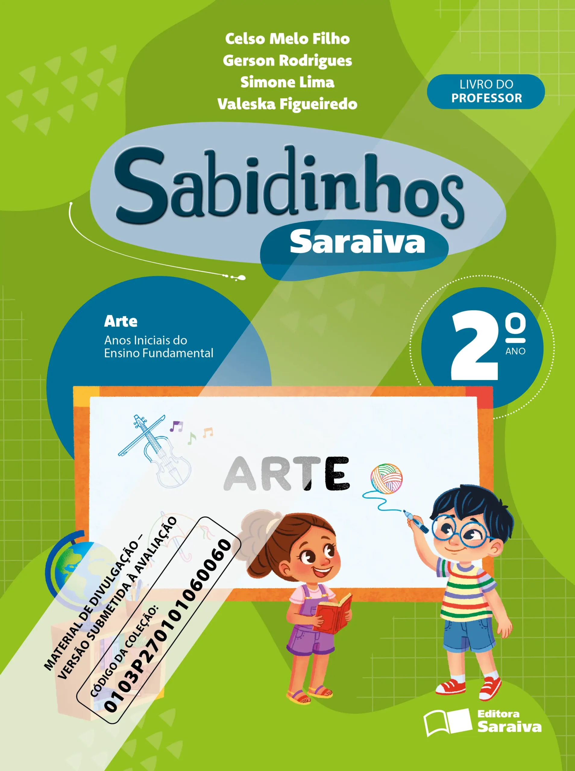 Sabidinhos Saraiva: Arte (2º ano) | PNLD 2027