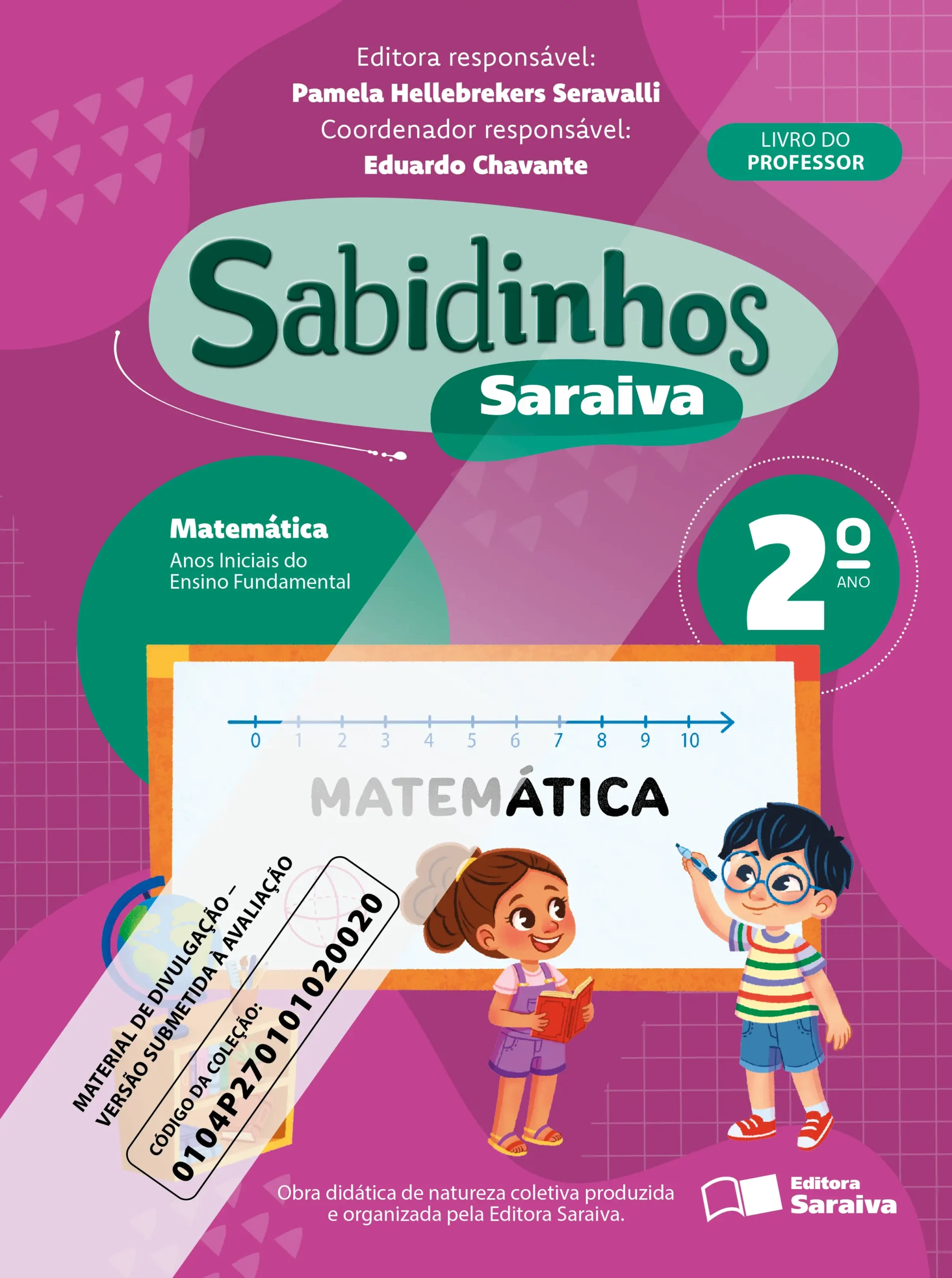 Sabidinhos Saraiva: Matemática (2º ano) | PNLD 2027