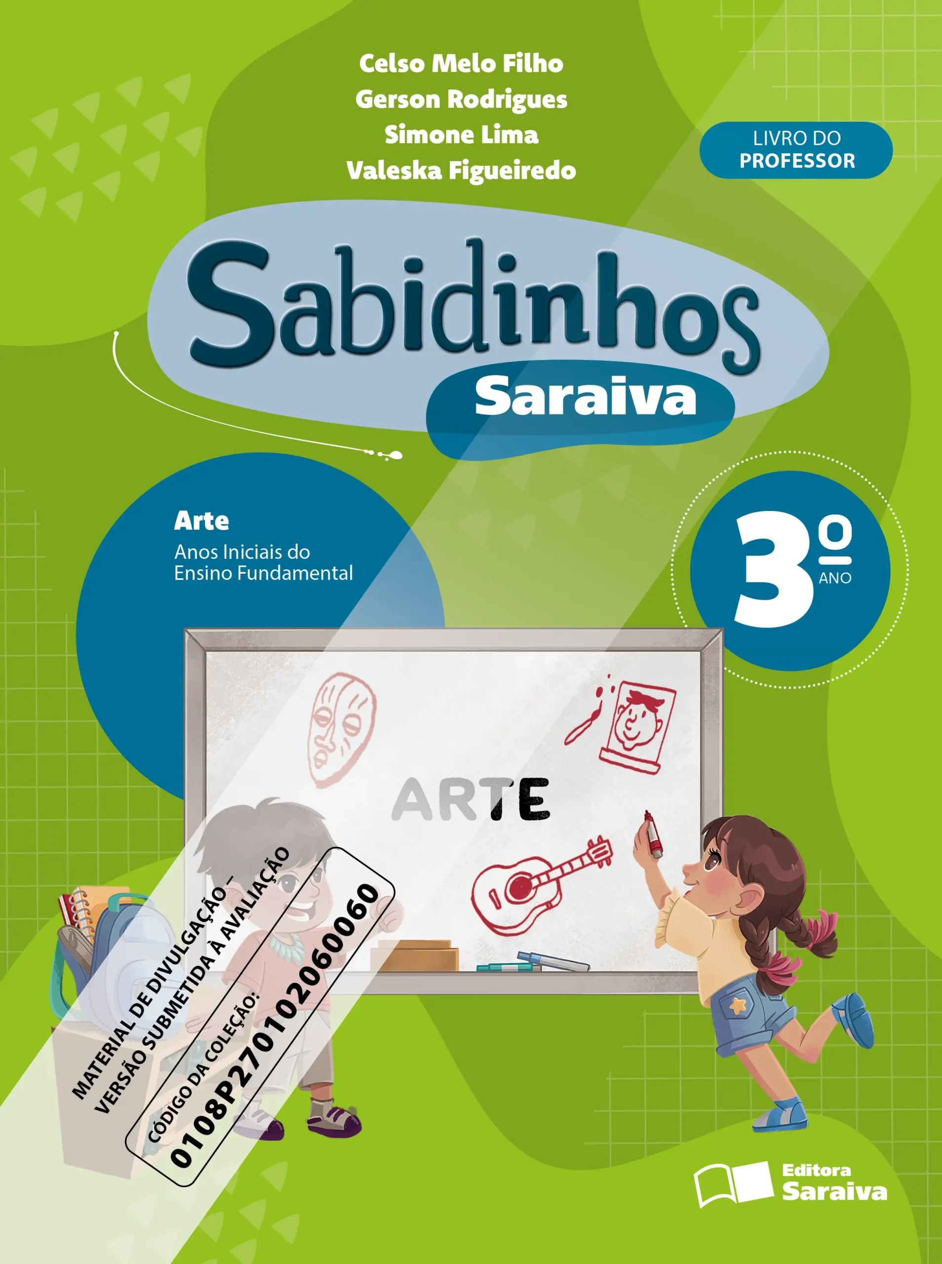 Sabidinhos Saraiva: Arte (3º ano) | PNLD 2027
