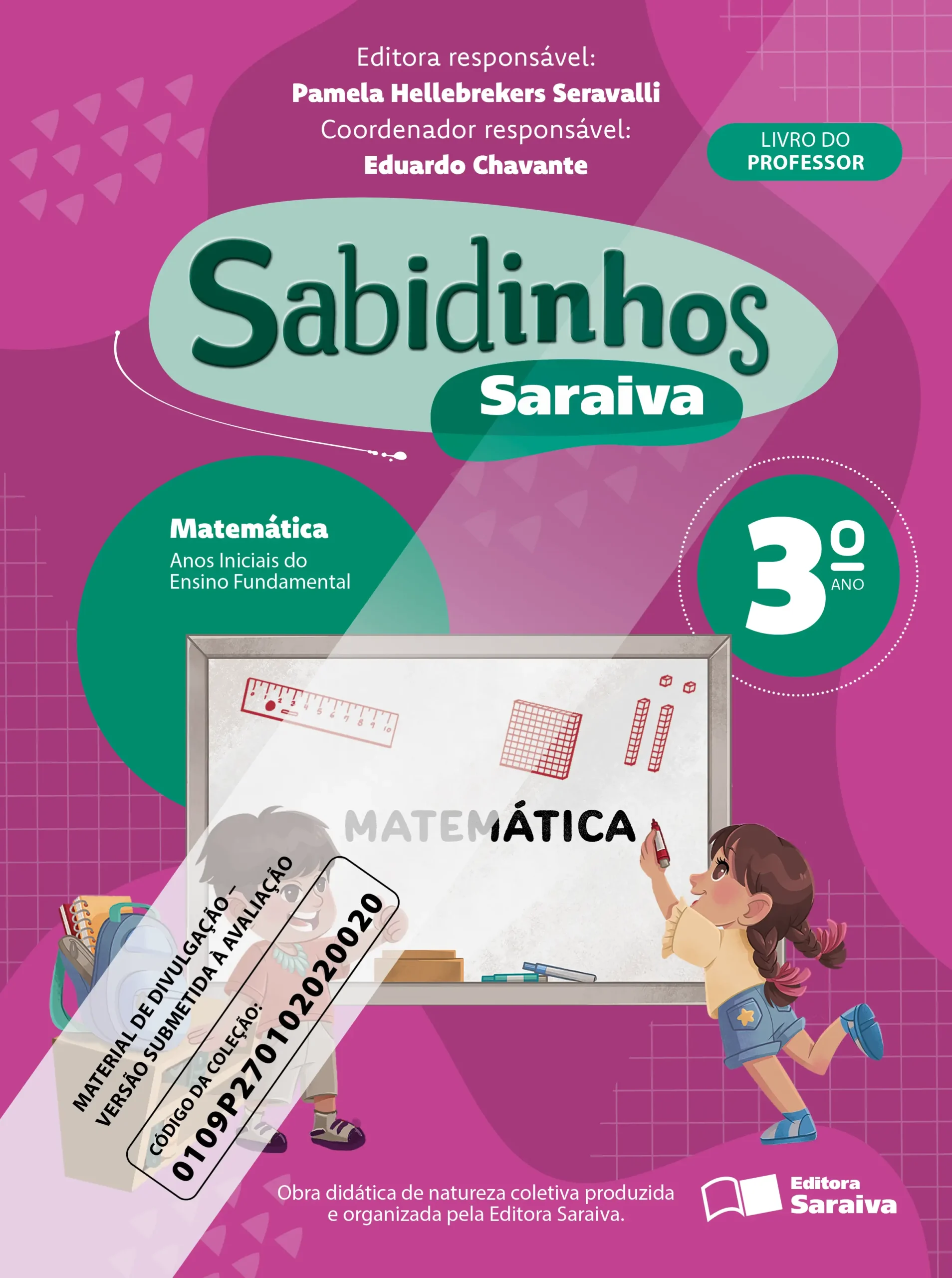 Sabidinhos Saraiva: Matemática (3º ano) | PNLD 2027