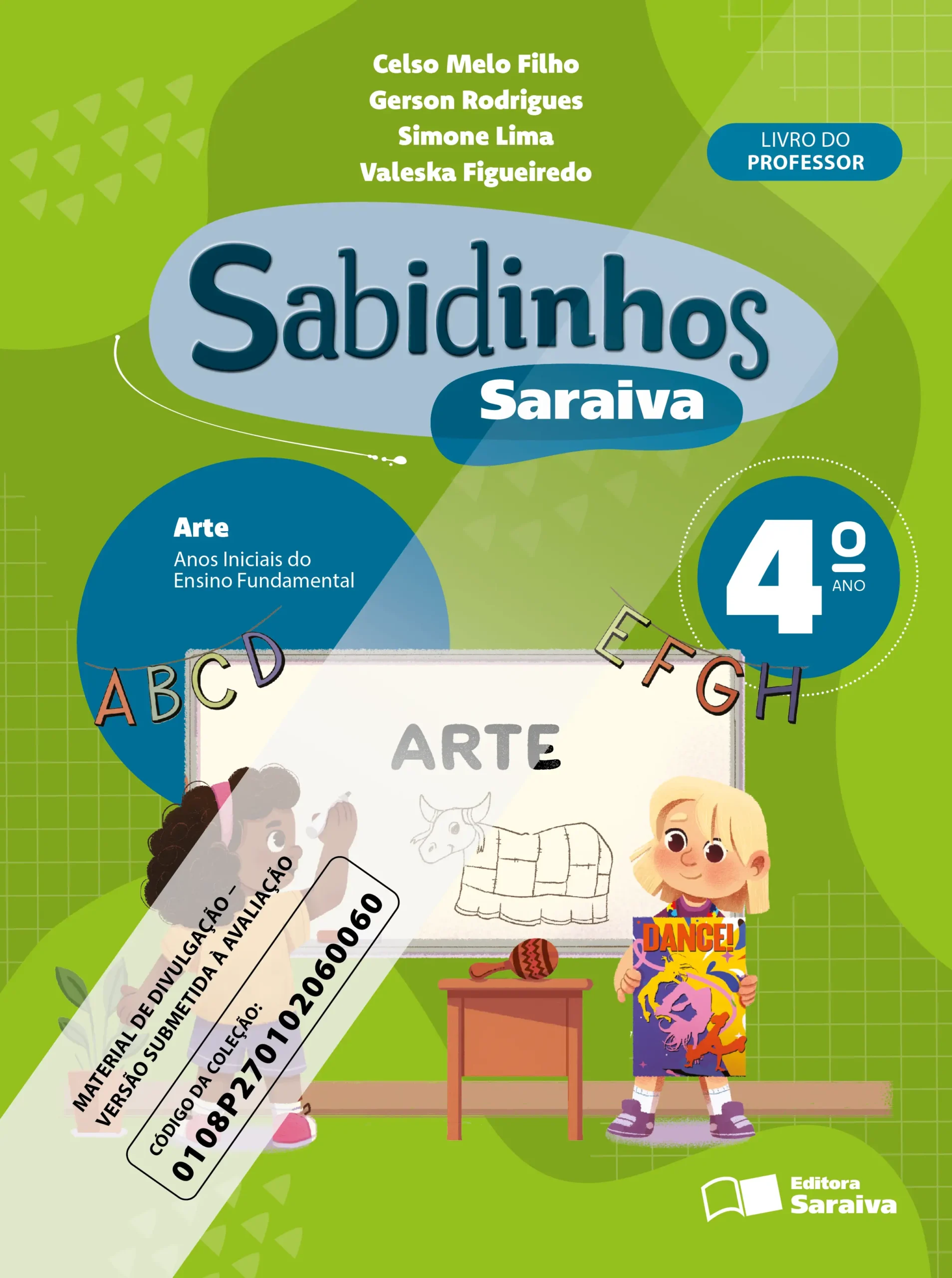 Sabidinhos Saraiva: Arte (4º ano) | PNLD 2027