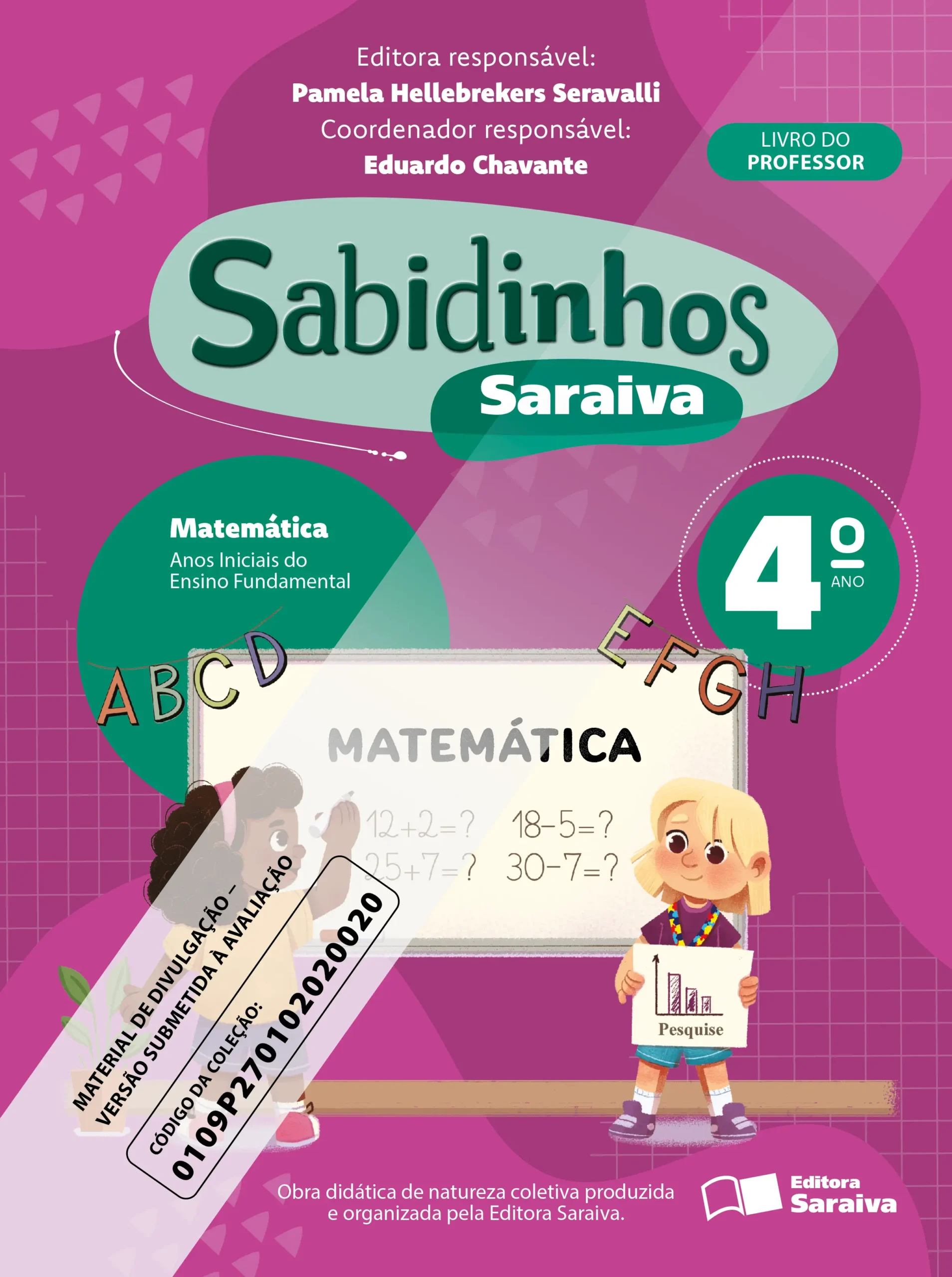 Sabidinhos Saraiva: Matemática (4º ano) | PNLD 2027