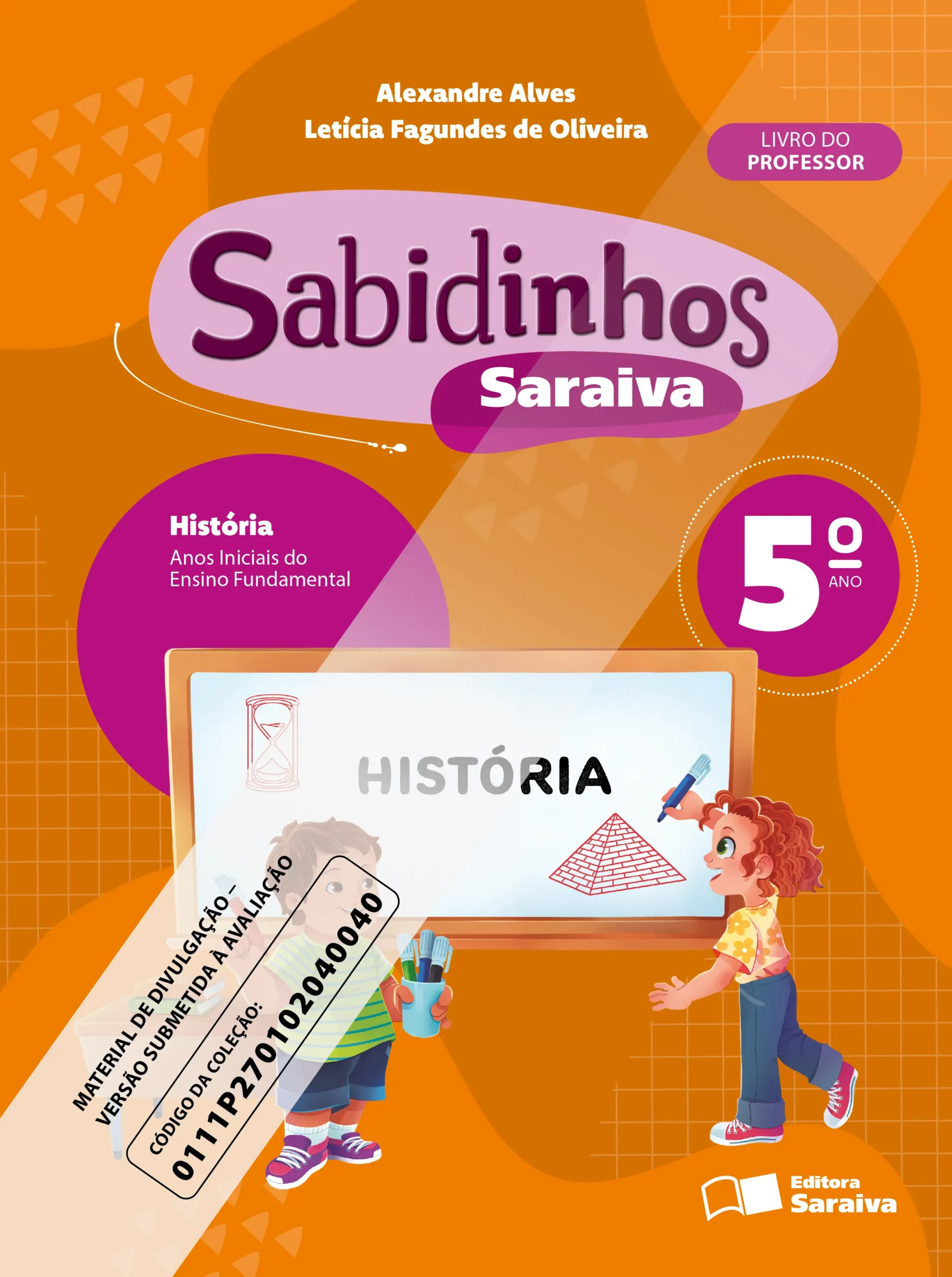 Sabidinhos Saraiva: História (5º ano) | PNLD 2027