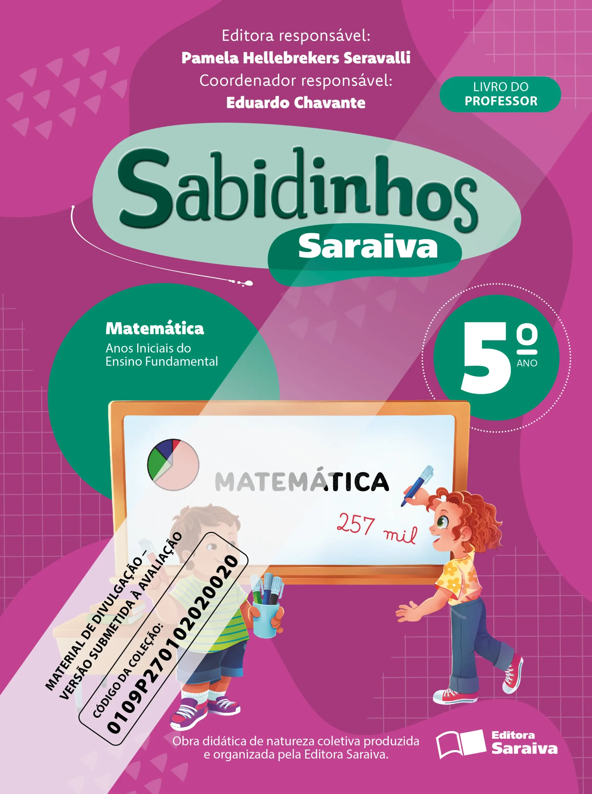 Sabidinhos Saraiva: Matemática (5º ano) | PNLD 2027