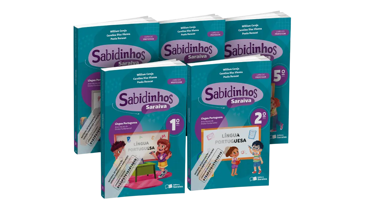 Sabidinhos Saraiva Língua Portuguesa | 1º ao 5º ano | PNLD 2027