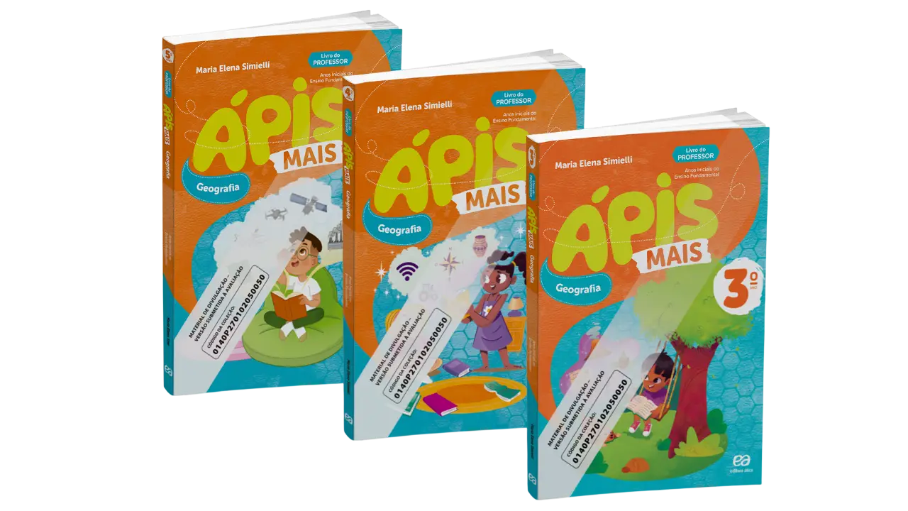 Ápis Mais Geografia | 3º ao 5º ano | PNLD 2027