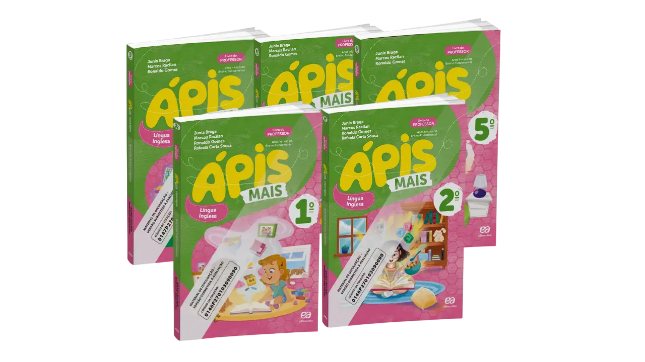 Ápis Mais Língua Inglesa | 1º ao 5º ano | PNLD 2027