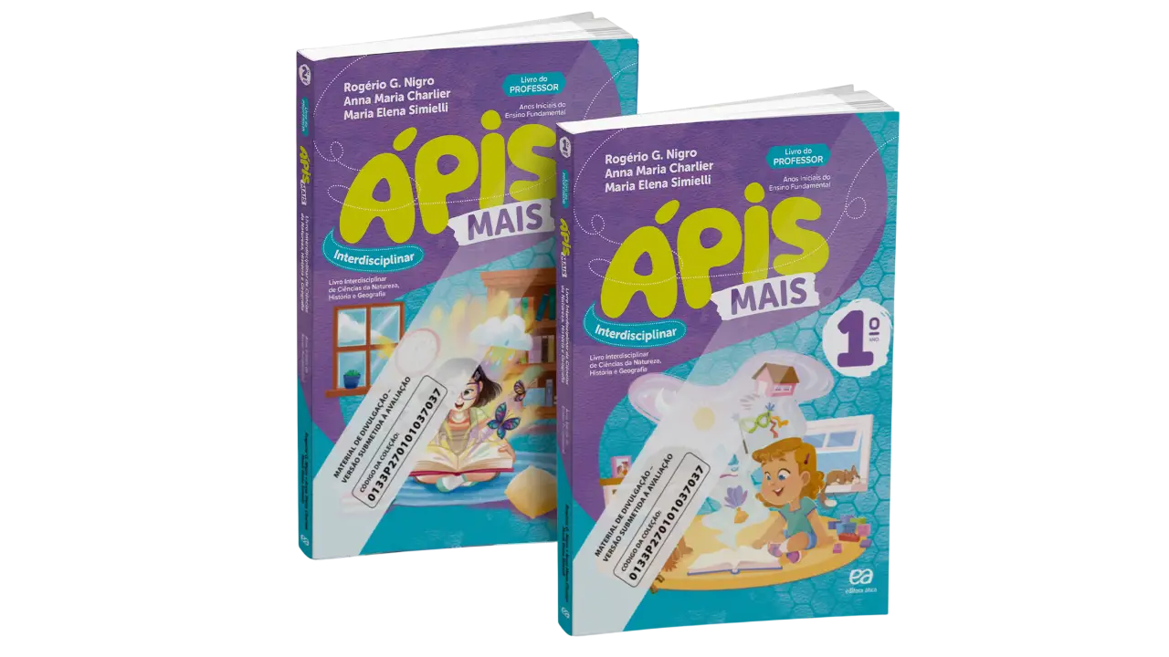 Ápis Mais: Interdisciplinar de Ciências da Natureza, História e Geografia | 1º ao 2º ano | PNLD 2027