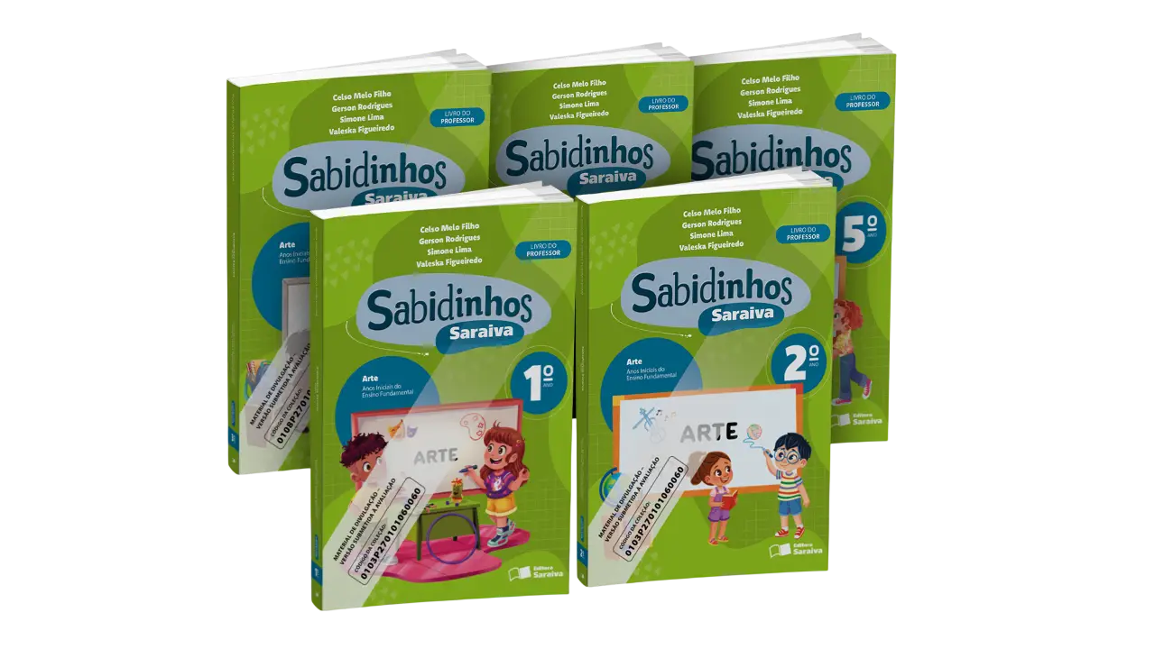 Sabidinhos Saraiva Arte | 1º ao 5º ano | PNLD 2027