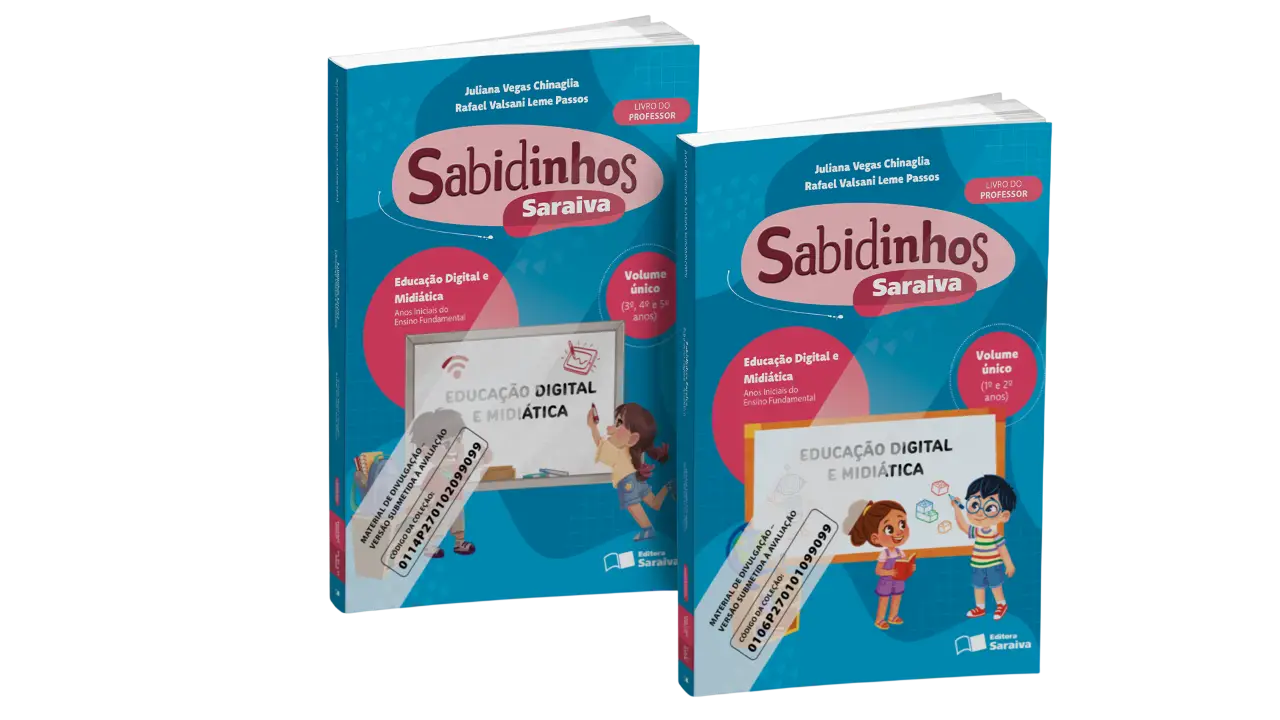 Sabidinhos Saraiva Educação Digital e Midiática | 1º ao 5º ano | PNLD 2027