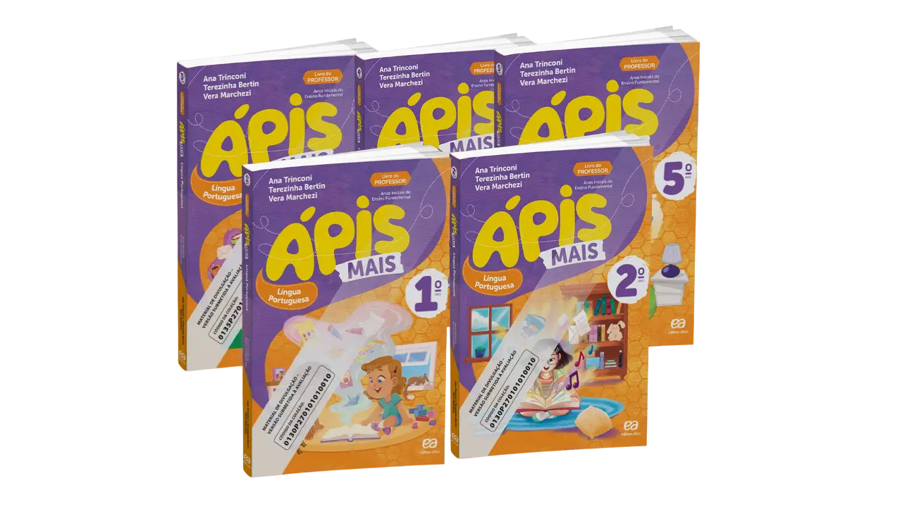 Ápis Mais Língua Portuguesa | 1º ao 5º ano | PNLD 2027
