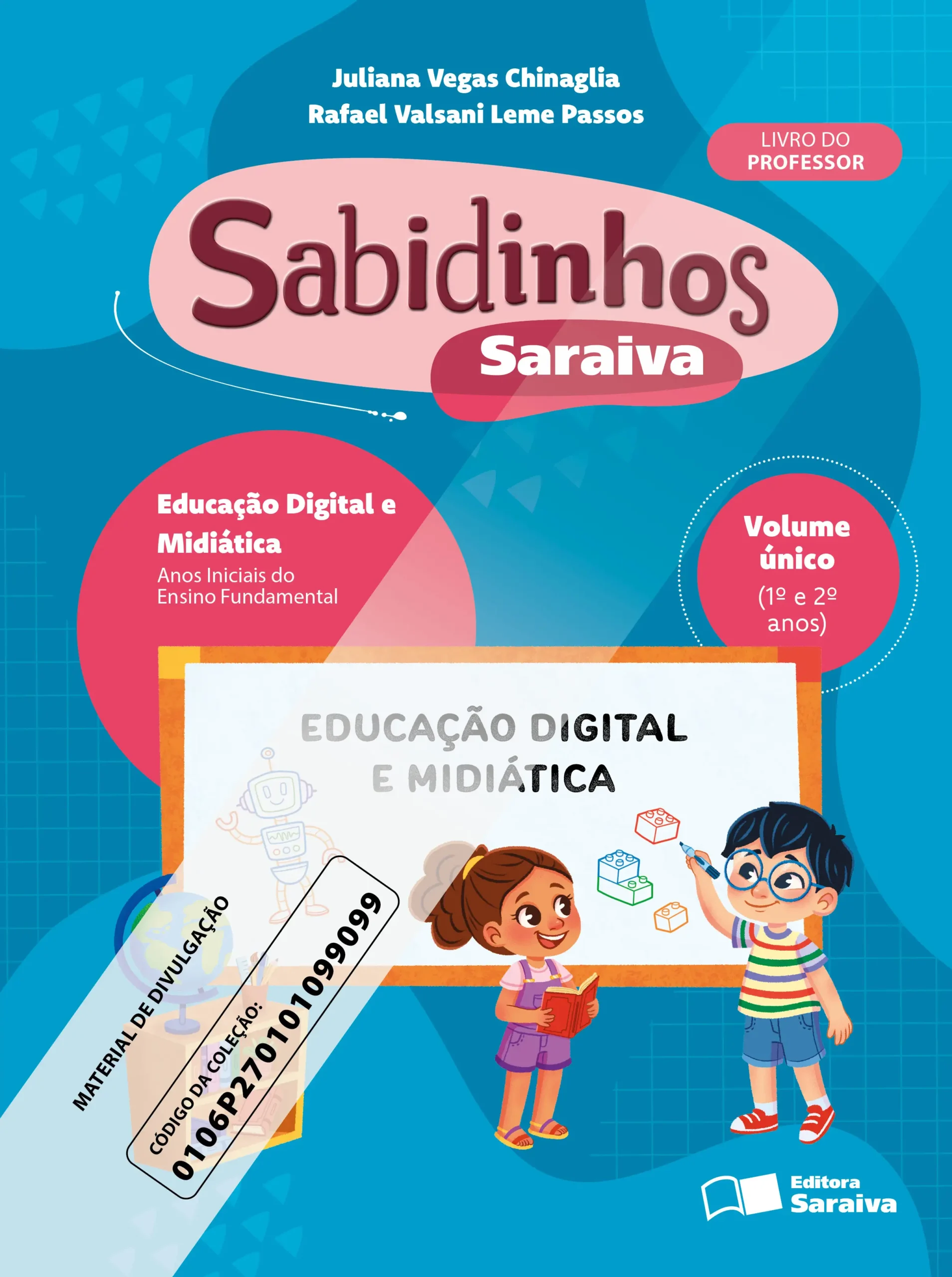 Sabidinhos Saraiva: Educação Digital e Midiática (1º ao 2º ano) | PNLD 2027