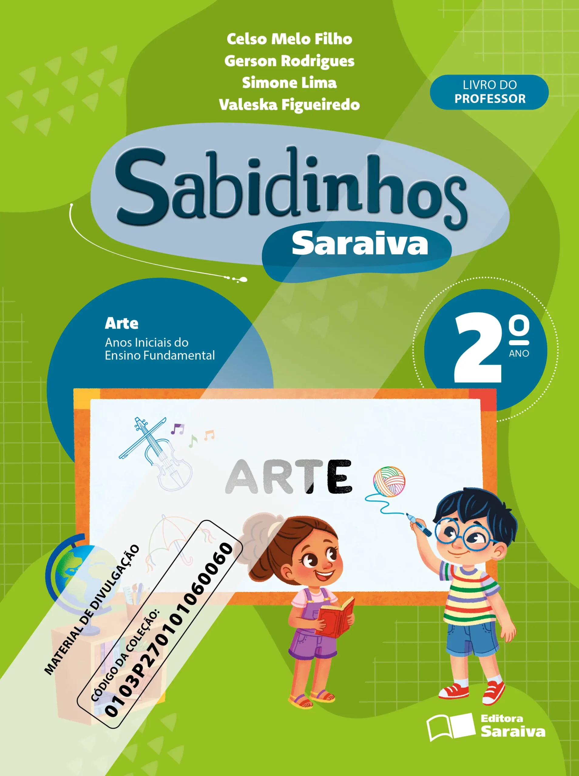 Sabidinhos Saraiva: Arte (2º ano) | PNLD 2027