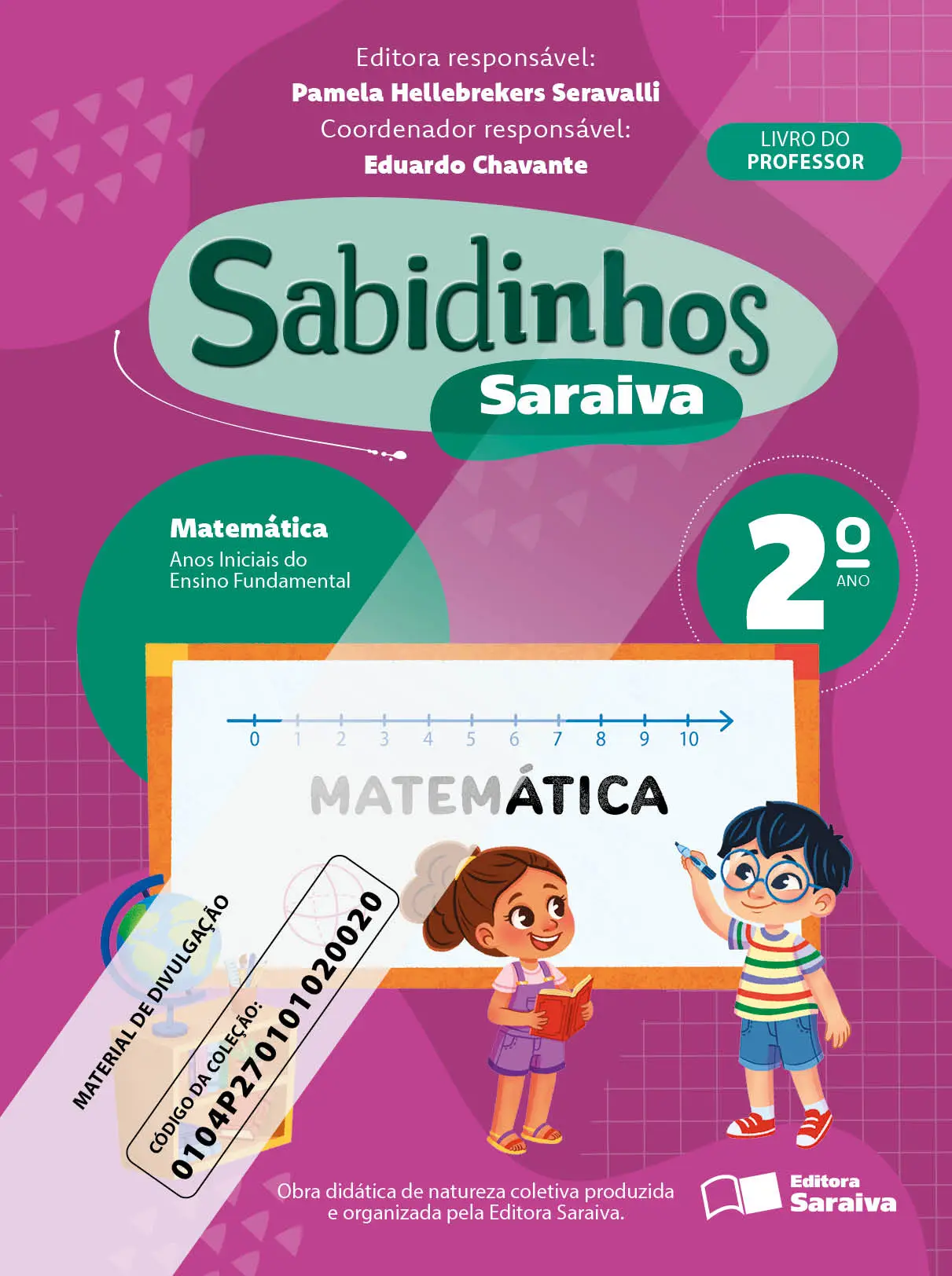 Sabidinhos Saraiva: Matemática (2º ano) | PNLD 2027