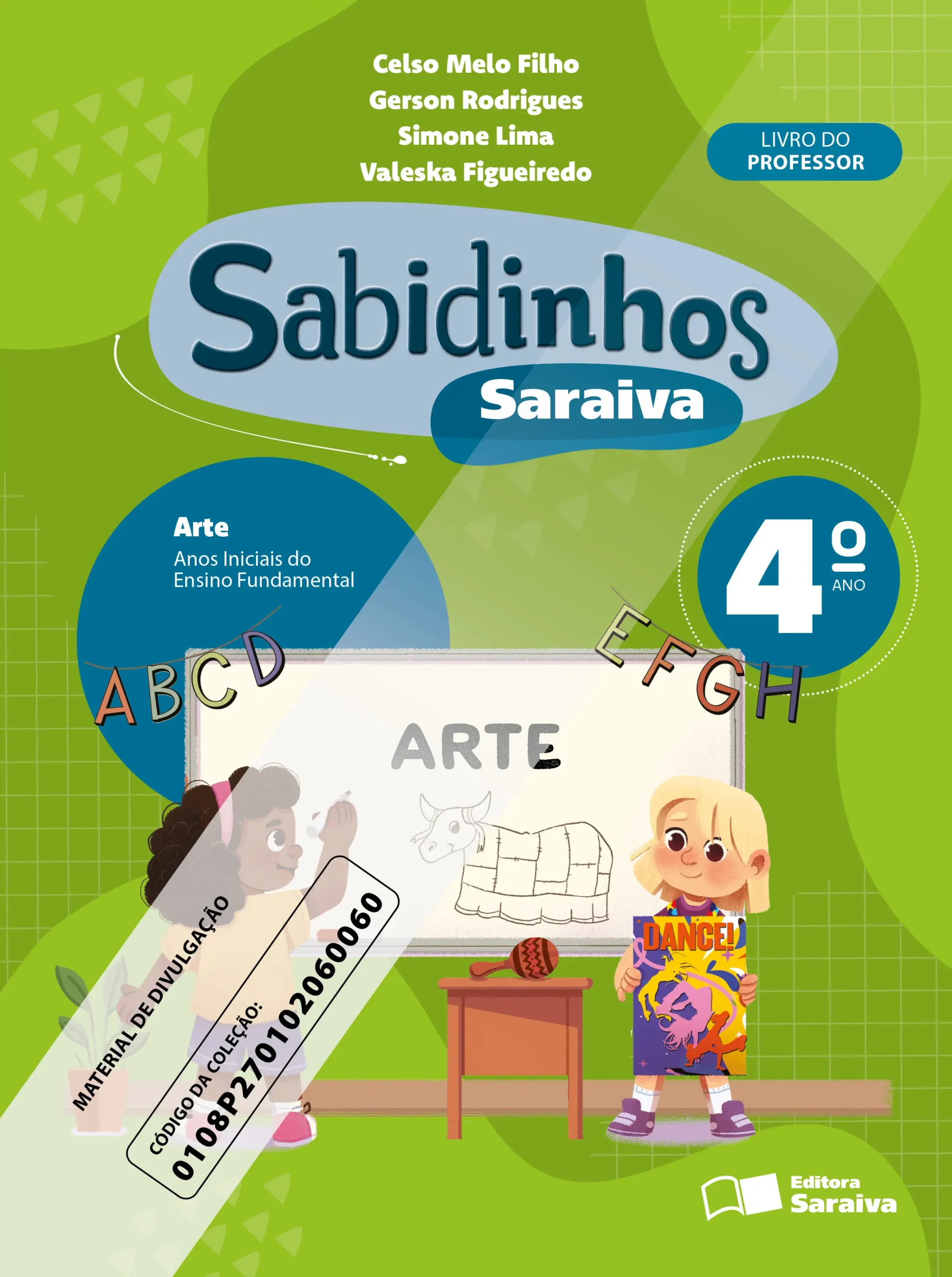 Sabidinhos Saraiva: Arte (4º ano) | PNLD 2027
