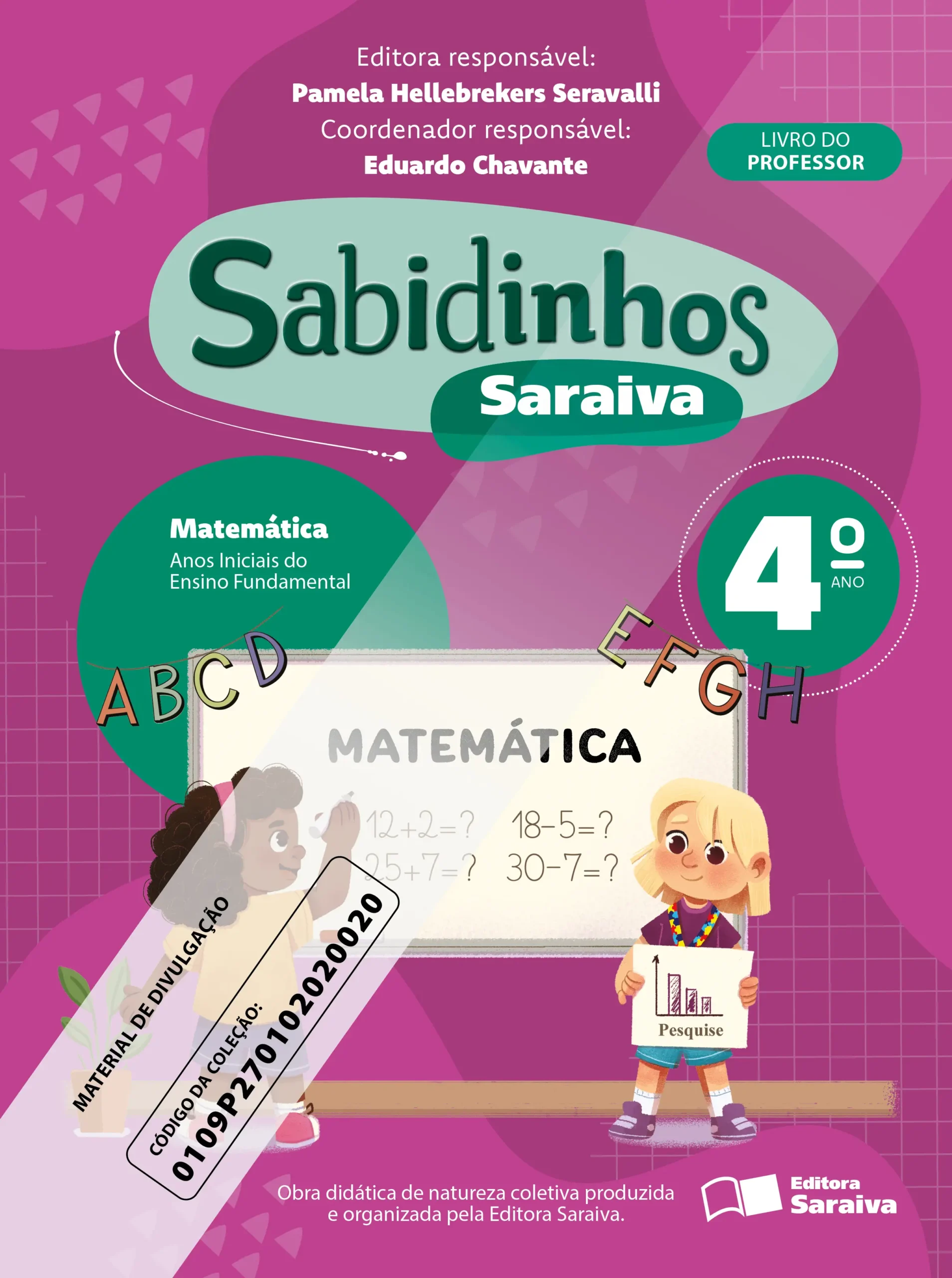 Sabidinhos Saraiva: Matemática (4º ano) | PNLD 2027
