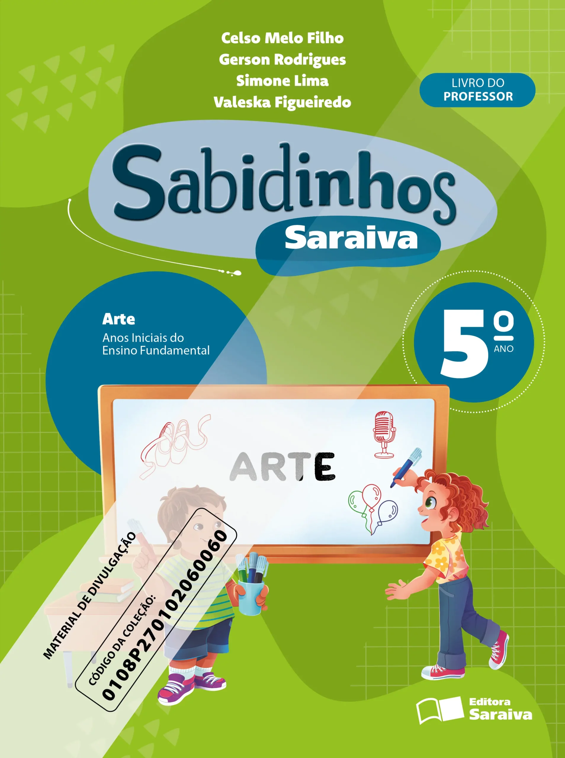 Sabidinhos Saraiva: Arte (5º ano) | PNLD 2027