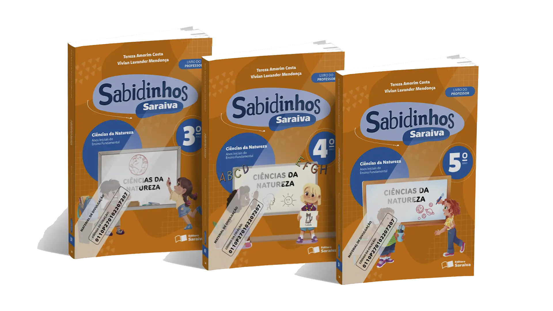 Sabidinhos Saraiva Ciências da Natureza | 3º ao 5º ano | PNLD 2027