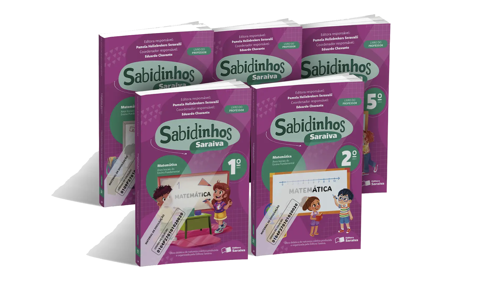 Sabidinhos Saraiva Matemática | 1º ao 5º ano | PNLD 2027